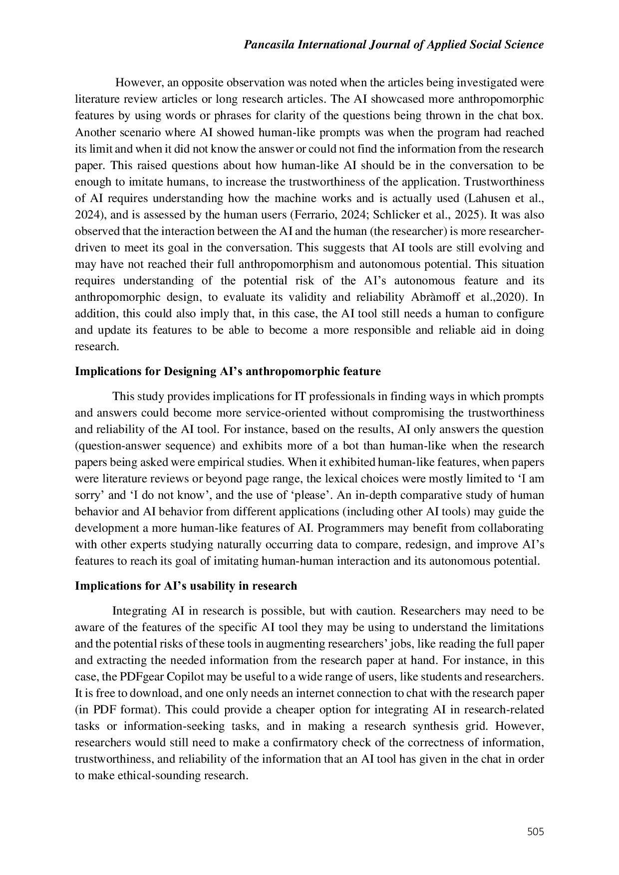 JURIS Institutionality of AI Human Interaction A case study of PDFgear Copilot using conversation analytic approach