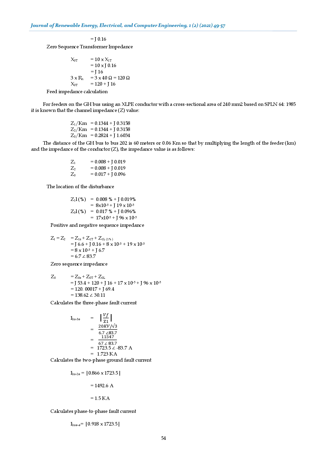 juris Short Circuit Analysis on Distribution Network 20 kV Using Etap Software