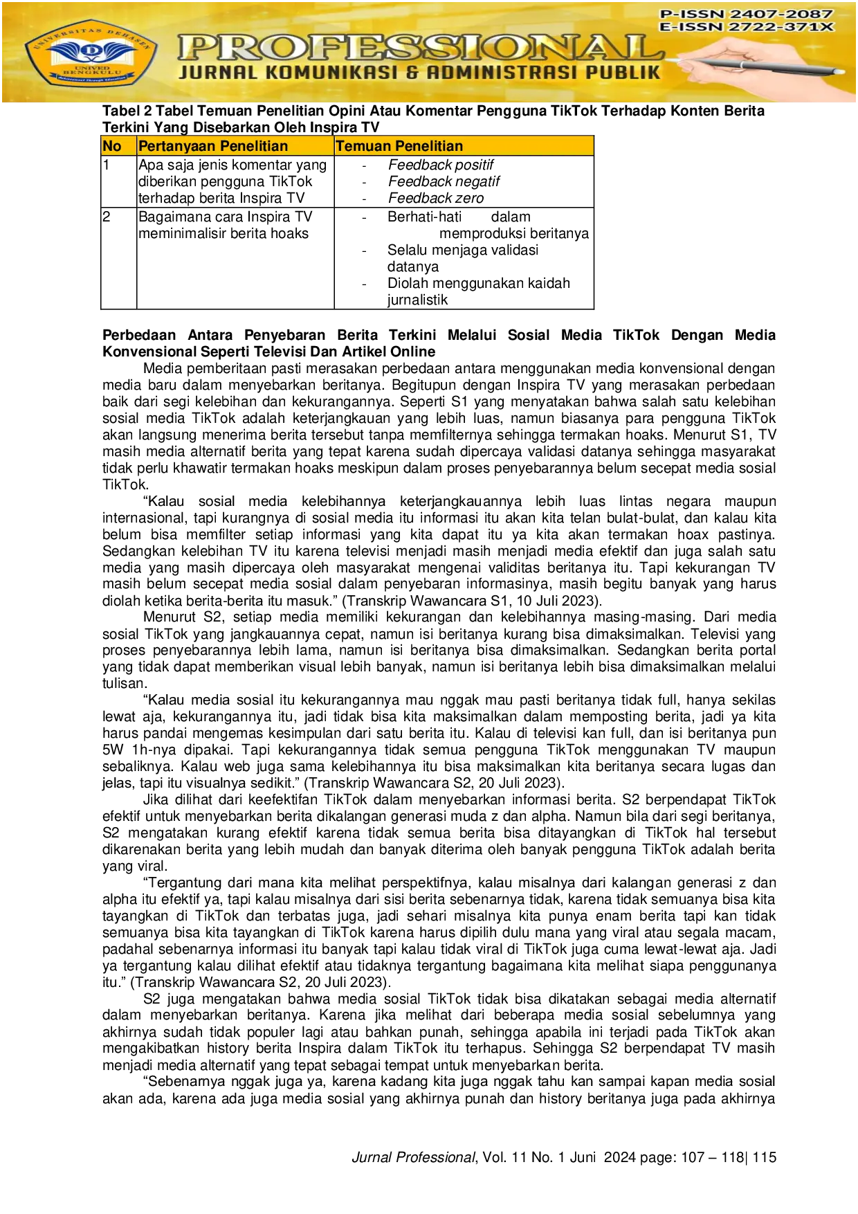 JURIS Peranan Media Sosial Tiktok Dalam Menyebarkan Berita Terkini Inspira Tv