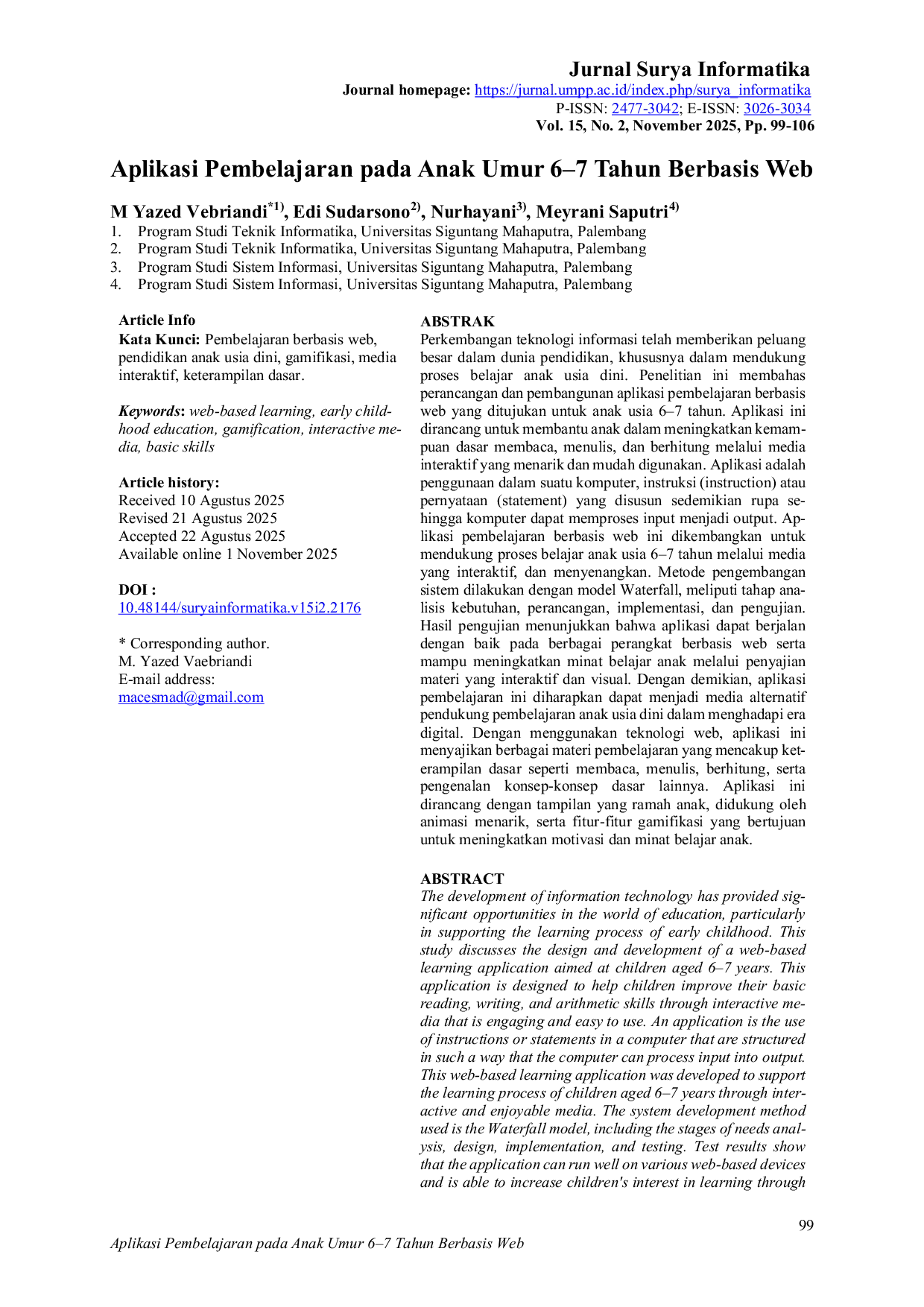 JURIS Aplikasi Pembelajaran pada Anak Umur 6 7 Tahun Berbasis Web