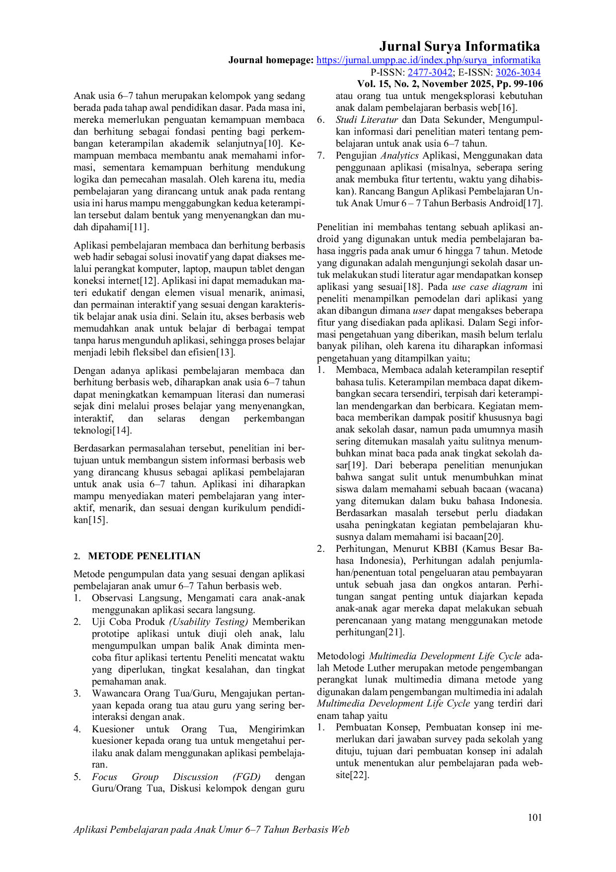 JURIS Aplikasi Pembelajaran pada Anak Umur 6 7 Tahun Berbasis Web