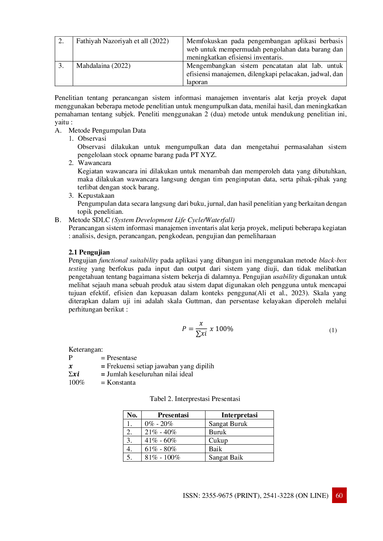 JURIS Perancangan Sistem Informasi Manajemen Inventaris Alat Kerja Proyek Pada PT XYZ