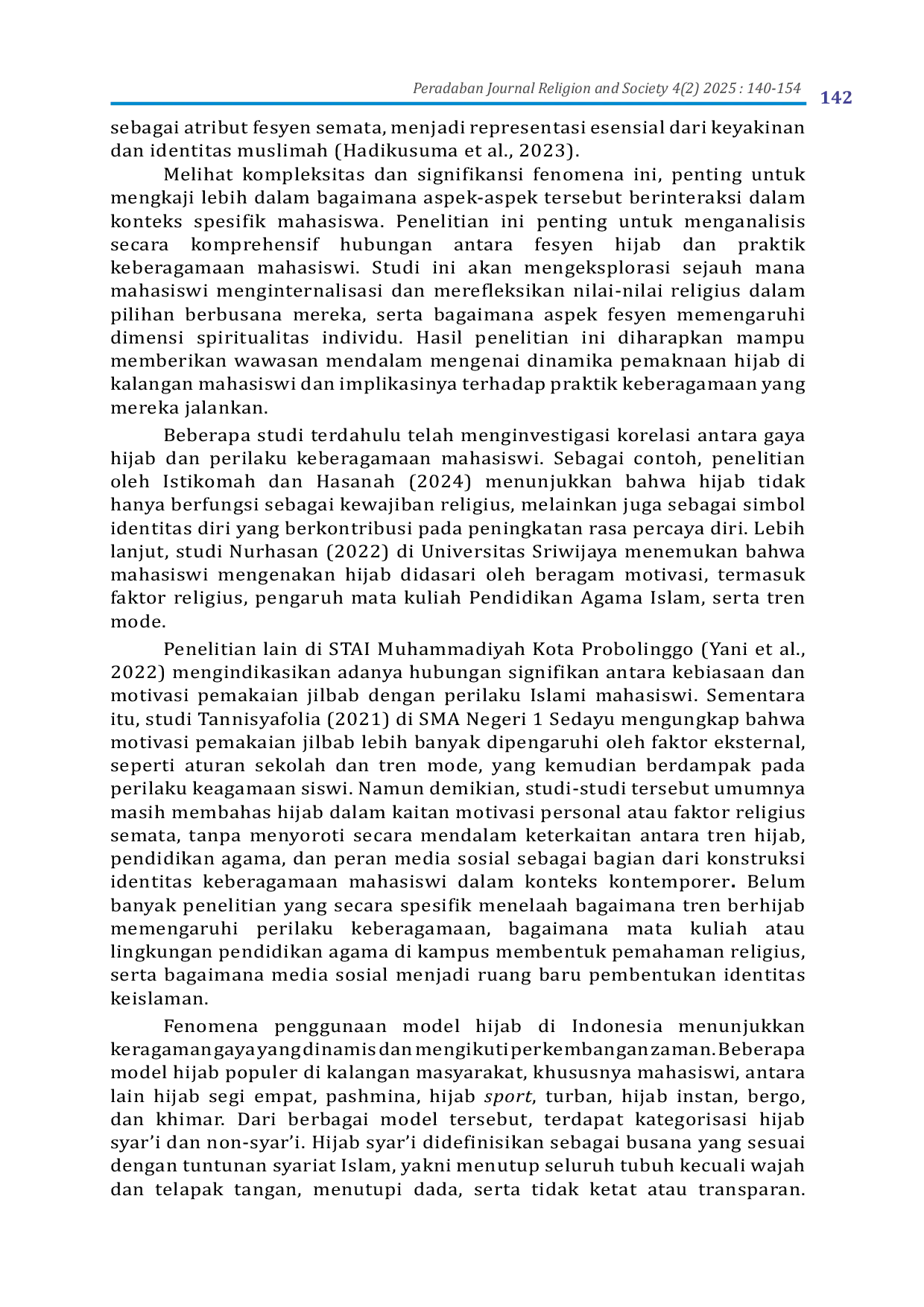 JURIS Hijab Identitas dan Religiusitas