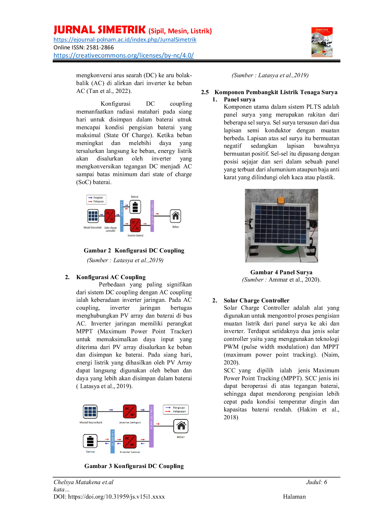 JURIS Desain Pembangkit Listrik Tenaga Surya PLTS Off Grid Dusun I Negeri Hutumuri
