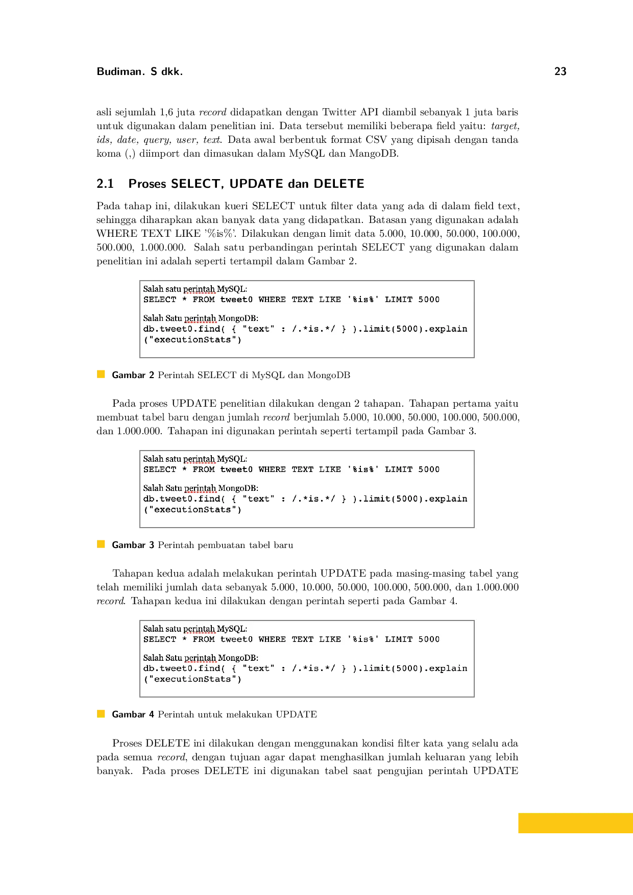 JURIS A Analisis Performa Kecepatan MySQL dan NoSQL Pada Sistem Operasi Windows dan Linux