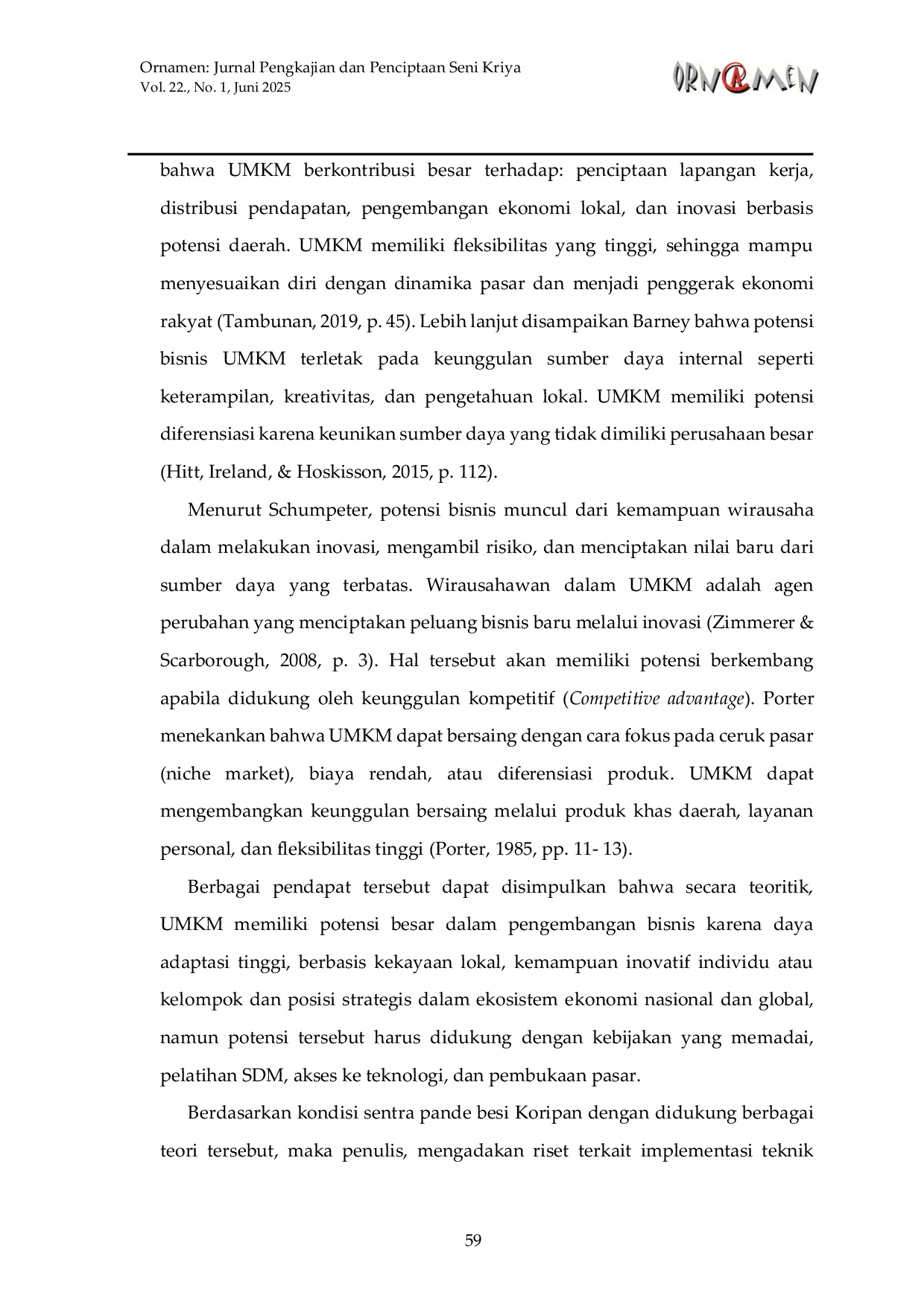 JURIS Pembuatan Seni Kerajinan Pisau Pamor Di Sentra Pande Besi Koripan Delanggu Klaten