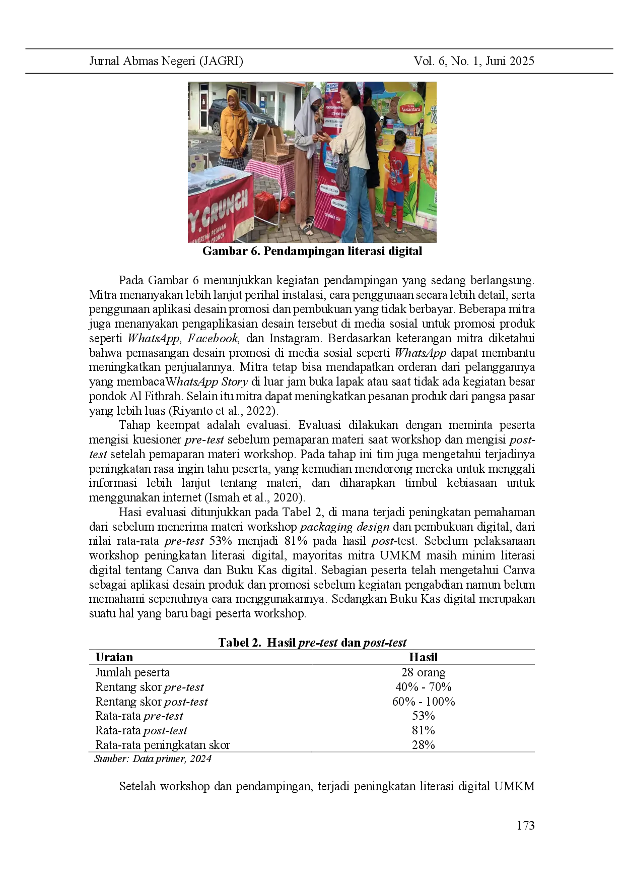 juris Digital Literacy Acceleration Workshop and Mentoring for MSMEs in Kedinding Urban Village Surabaya