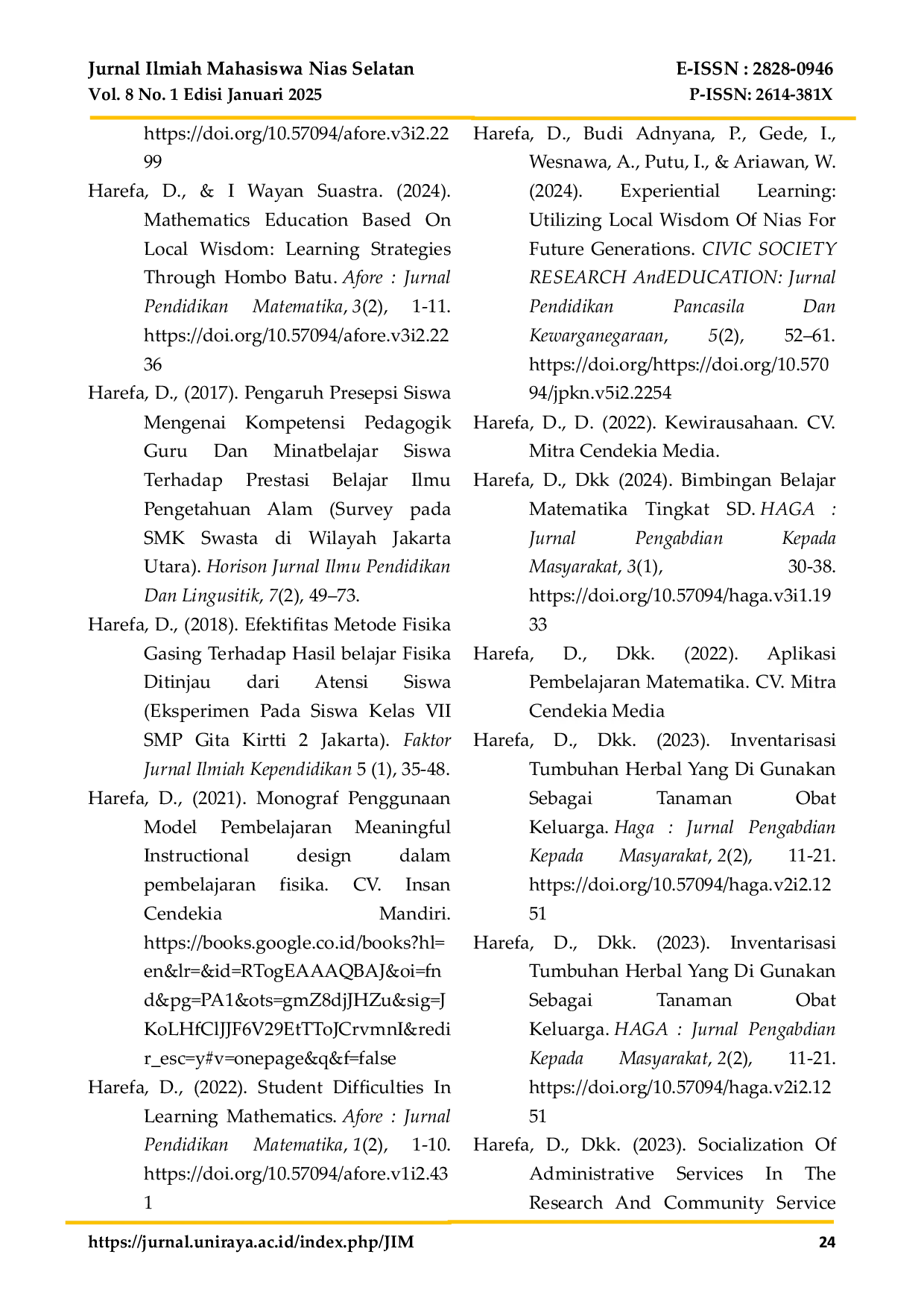 JURIS Pengaruh Gaya Kepemimpinan Terhadap Motivasi Kerja Pegawai Di Puskesmas Hilisataro Kecamatan Toma Kabupaten Nias Selatan