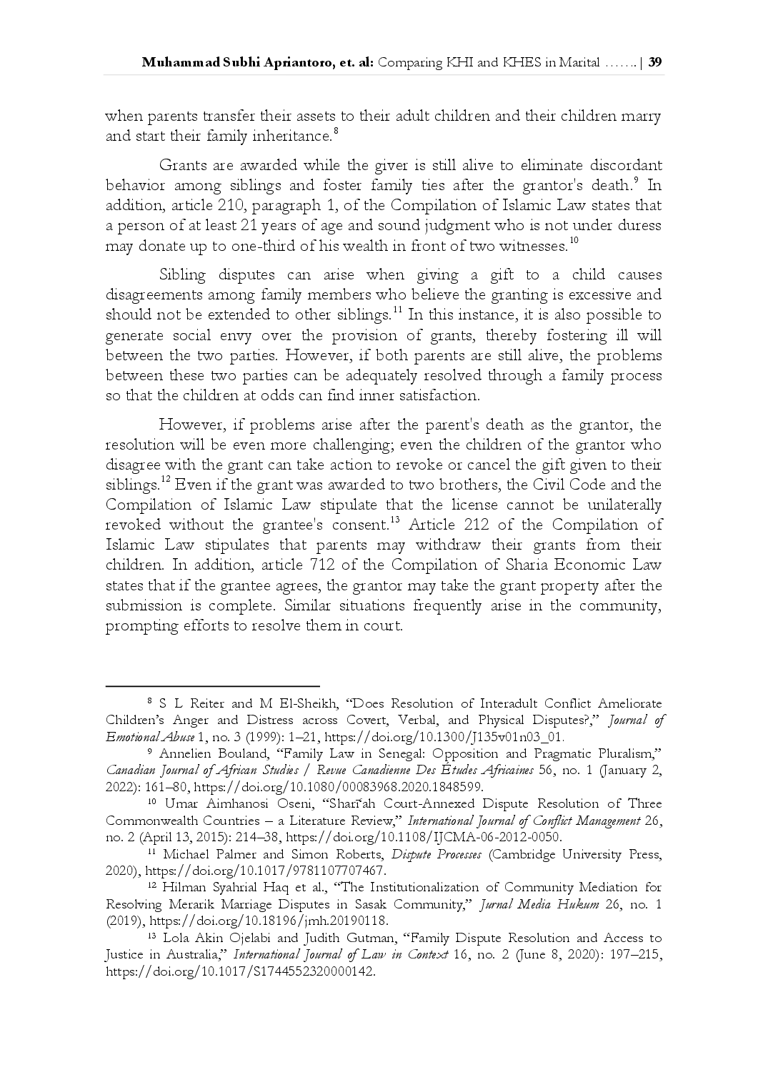 juris Comparing KHI and KHES in Marital Property Grant Disputes An Analysis of Judges Views