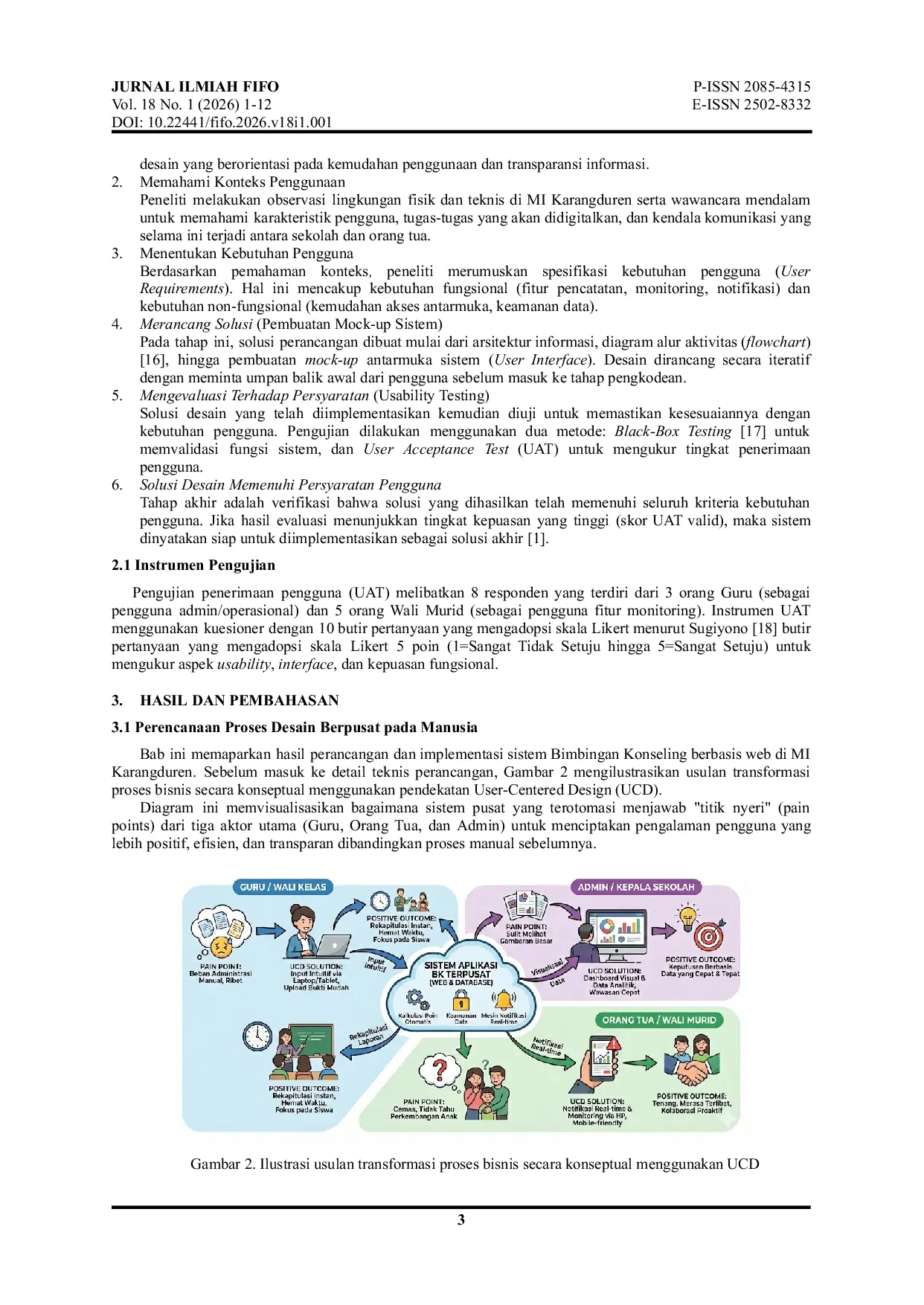 JURIS Implementasi User Centered Design pada Sistem Informasi Bimbingan Konseling Berbasis Web untuk Peningkatan Layanan di Sekolah Dasar