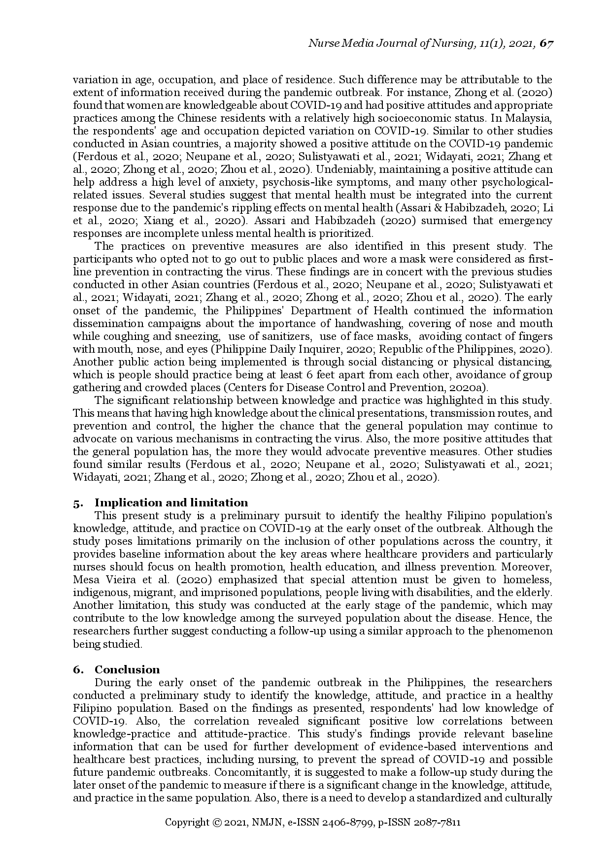 juris Knowledge Attitude and Practice toward COVID 19 among Healthy Population in the Philippines