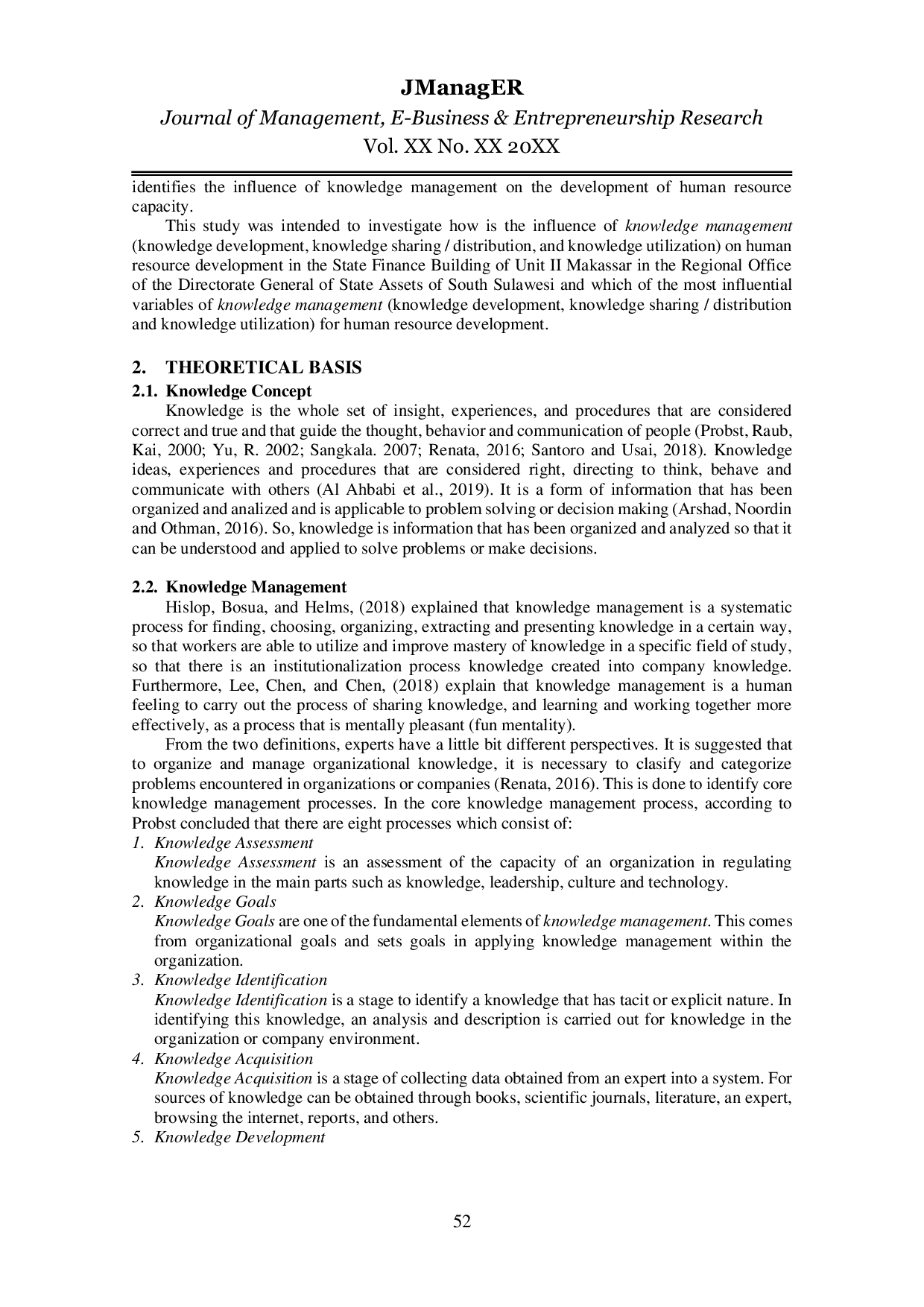 JURIS The Influence of The Element of Trust on Buying Intention in Online Business Case Study in Bukalapak