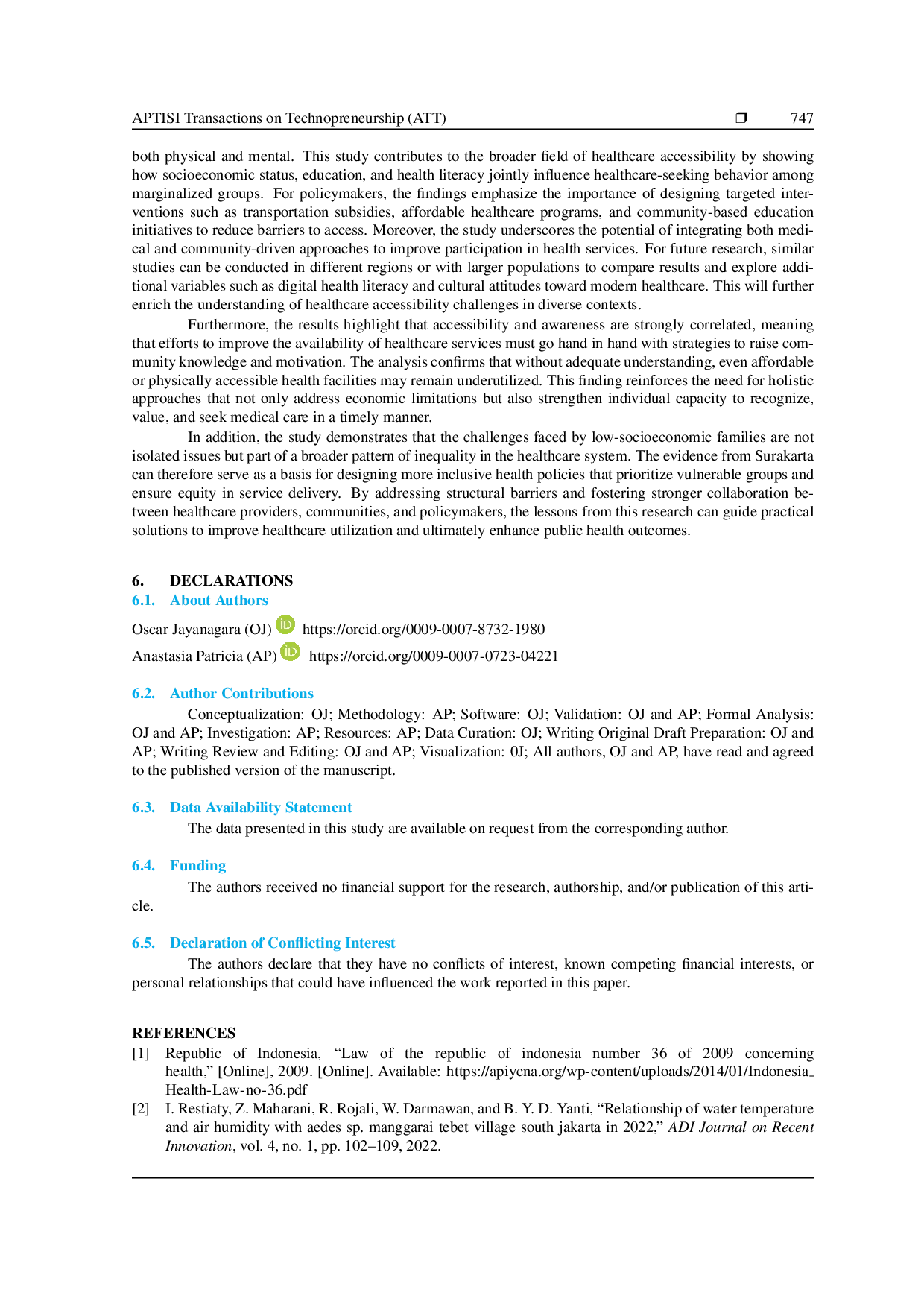 JURIS Analyzing Healthpreneur Determinants for Low Socioeconomic Ethnic Families
