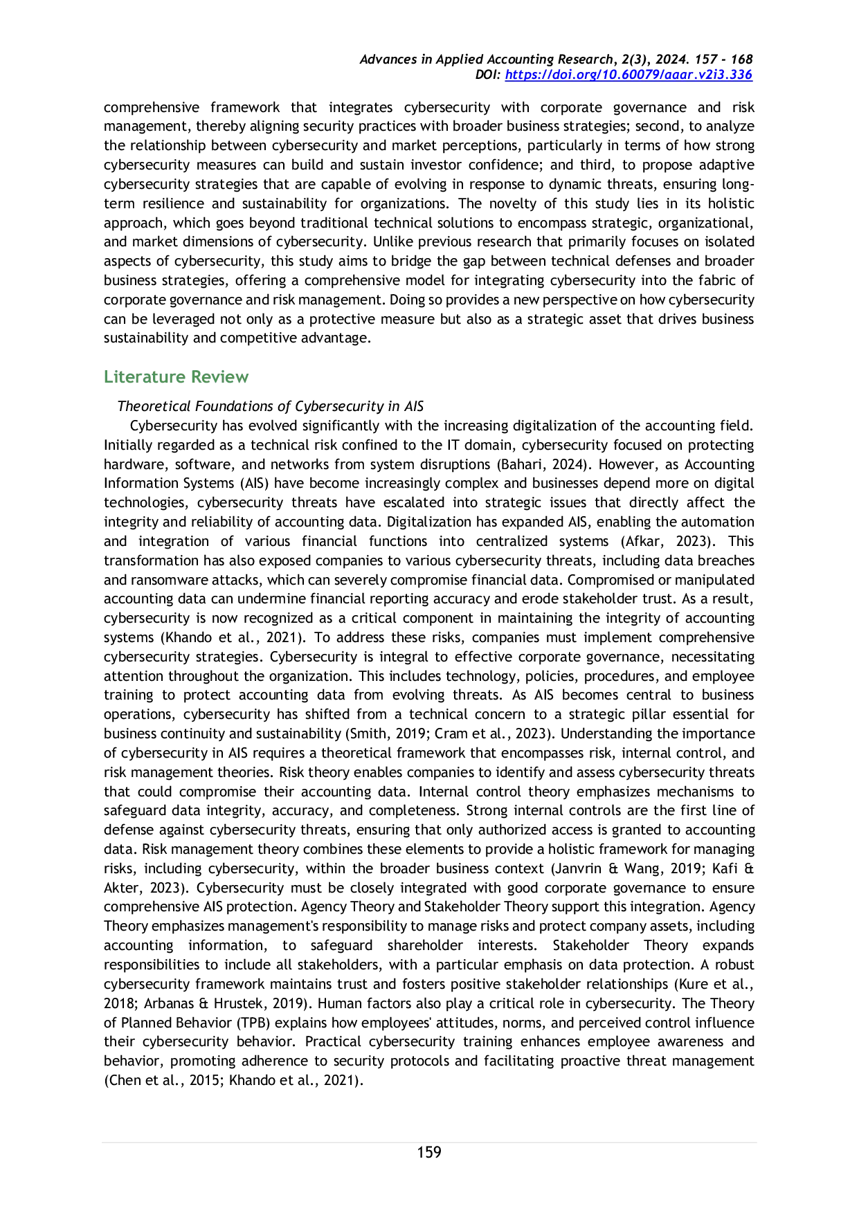 JURIS Cybersecurity in Accounting Information Systems Challenges and Solutions
