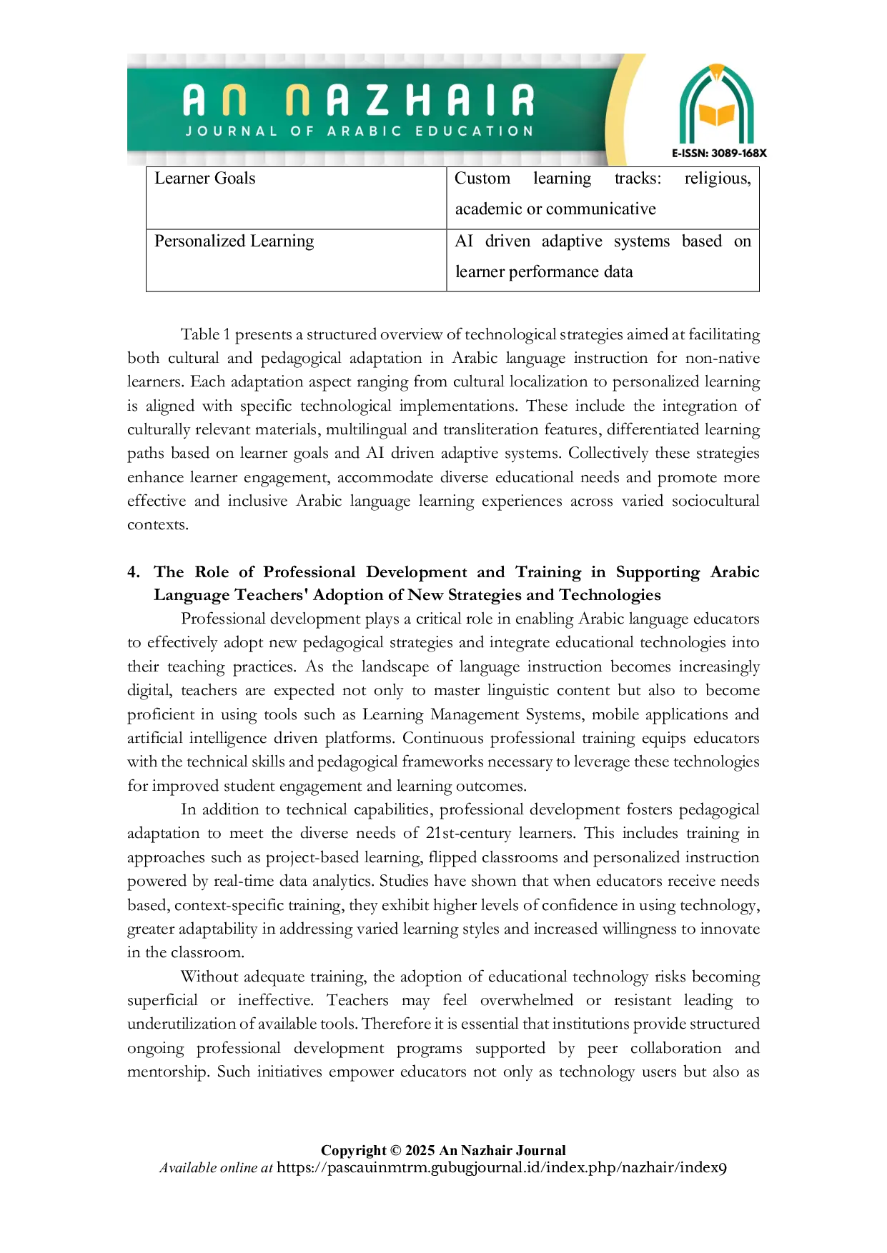 JURIS Innovations in Arabic Language Learning A Systematic Literature Review of Teaching Strategies and Technological Integration