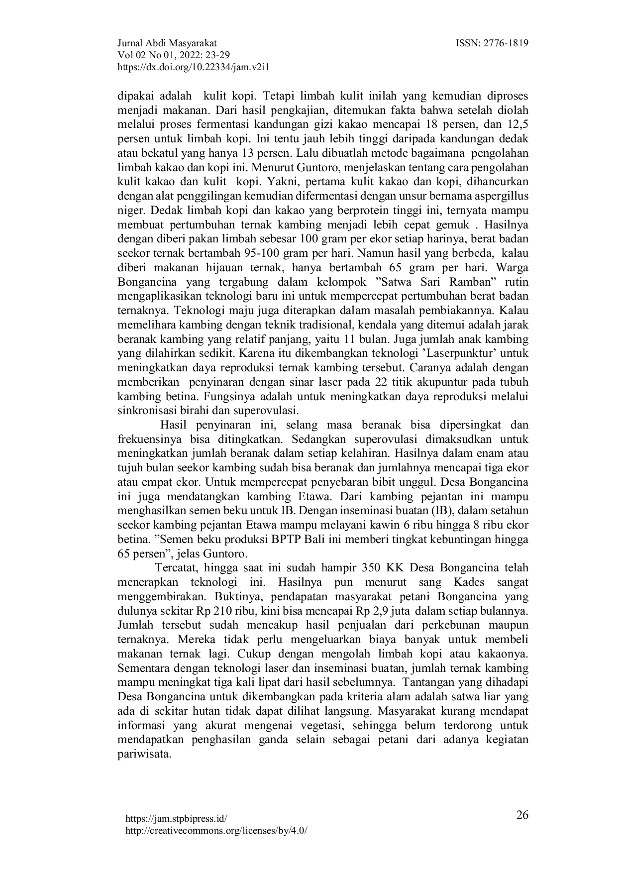 JURIS Pemberdayaan masyarakat berbasis kopi rakyat sebagai destinasi wisata di bongancina kecamatan busungbiu kabupaten singaraja