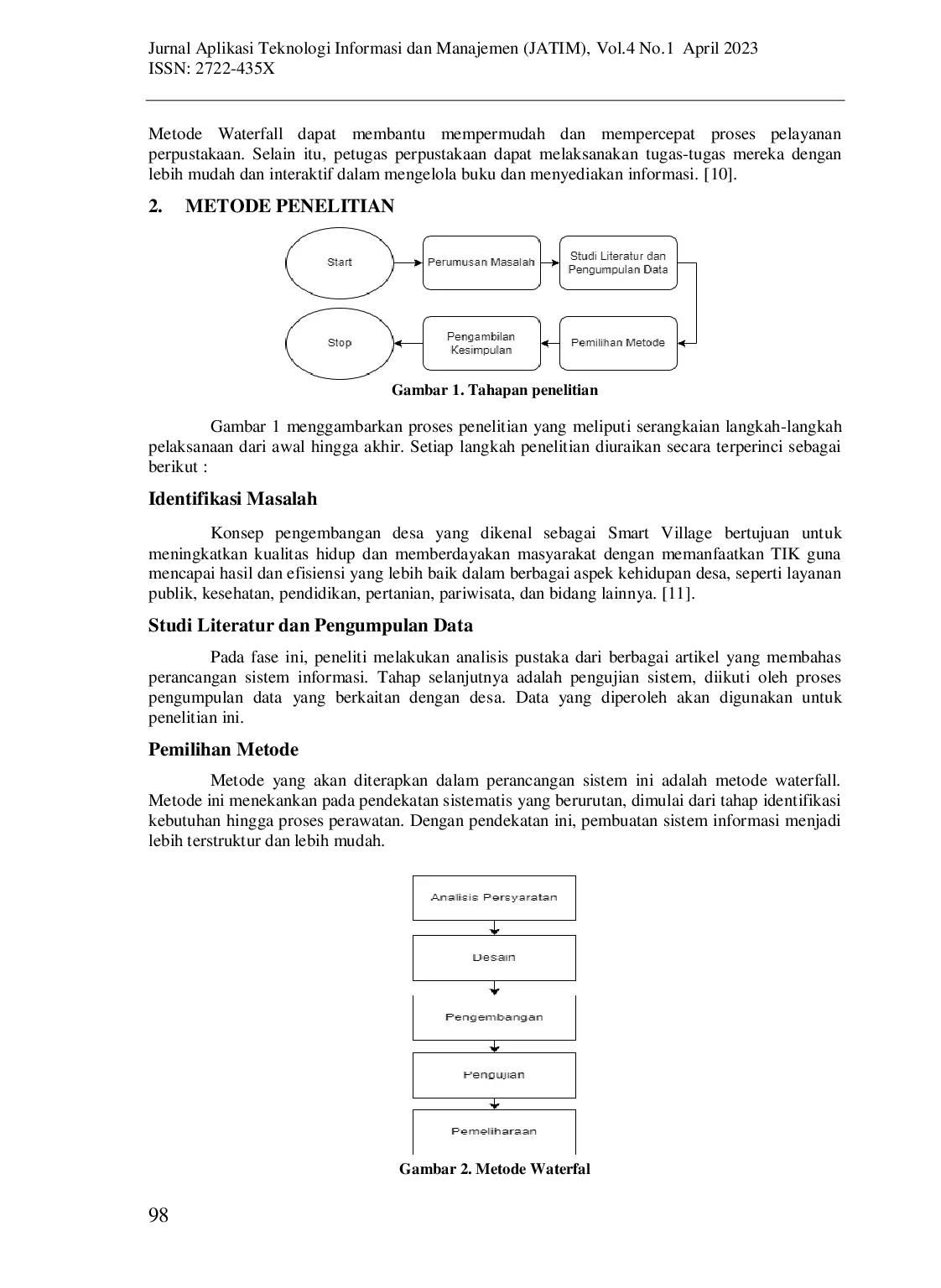 JURIS Rancang Sistem Informasi Desa Cerdas Smart Village di Desa Klompang Barat Berbasis Website