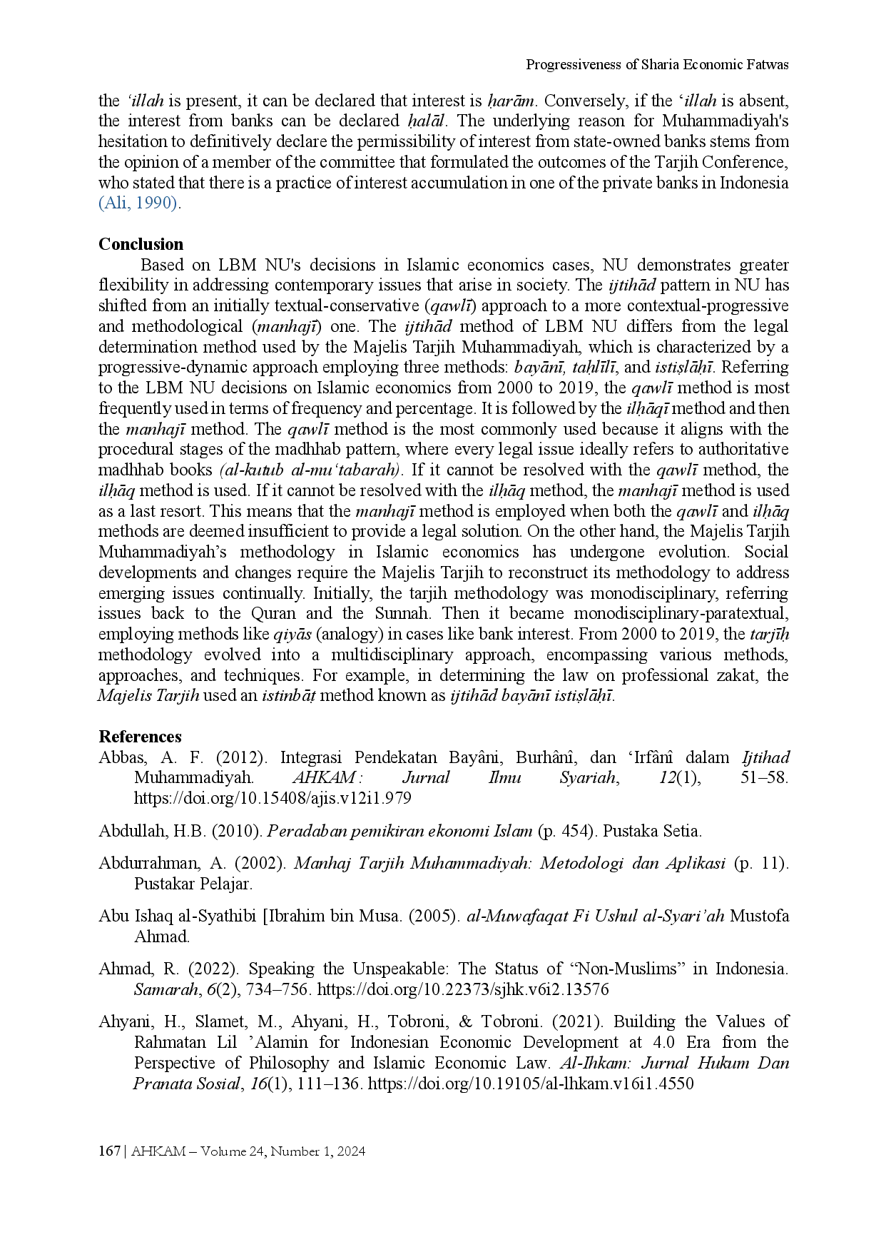 juris The Progressiveness of Sharia Economic Fatwas Direction of Islamic Legal Thoughts within NU and Muhammadiyah