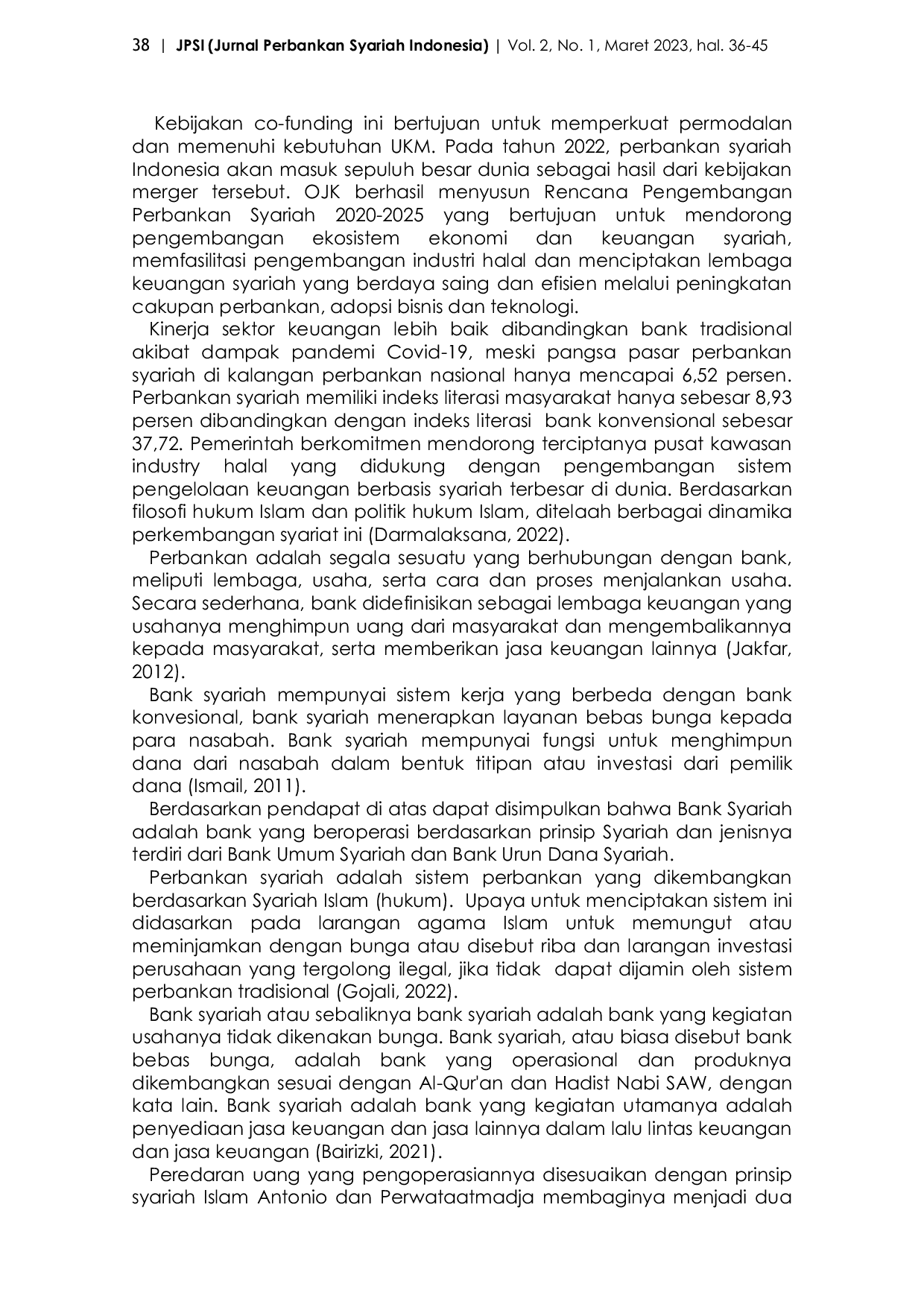 JURIS Analisis Perkembangan Perbankan Syariah di Kabupaten Subang