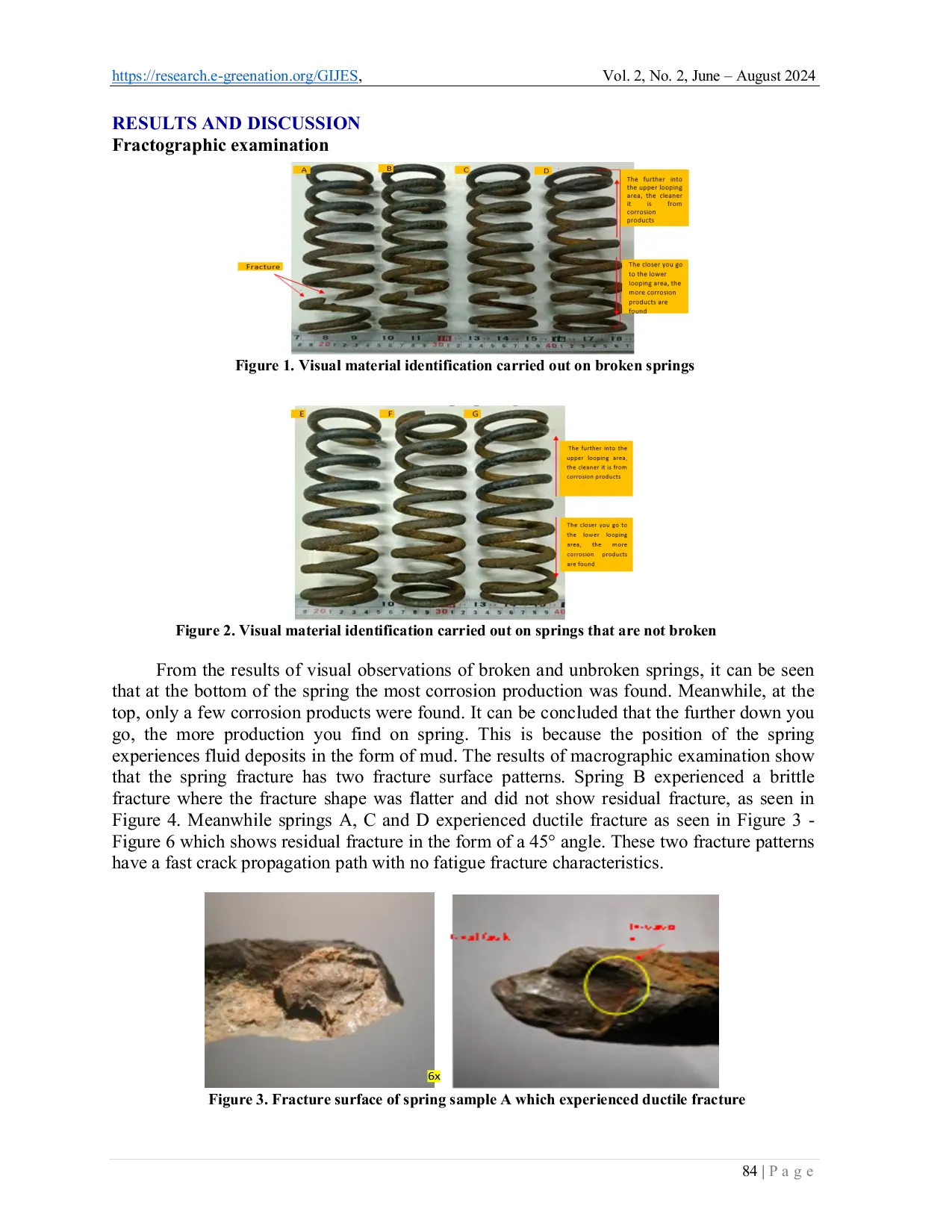 JURIS Analysis of Spring Damage in the Chamber Actuator