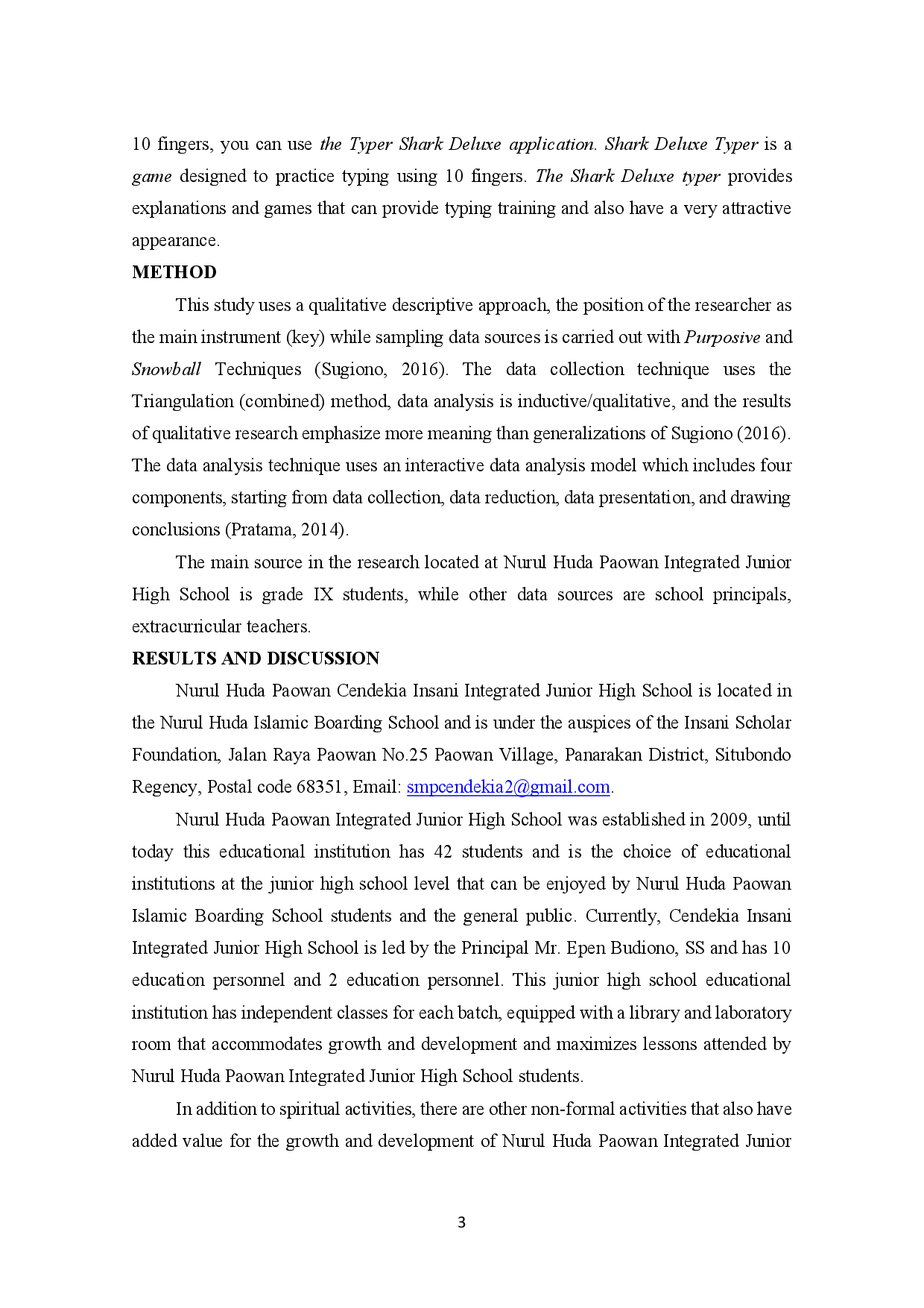 juris Utilisasi Aplikasi Typer Shark Deluxe Untuk Meningkatkan Minat Dan Kualitas Pembelajaran Mengetik Siswa Kelas Ix Smp Terpadu Insani Nurul Huda Paowan