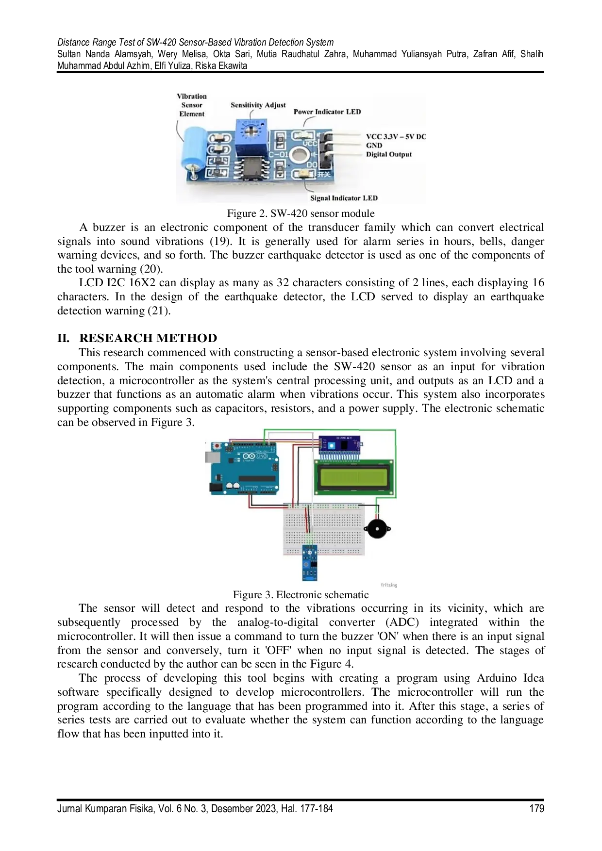 JURIS Distance Range Test of Sw 420 Sensor Based Vibration Detection System