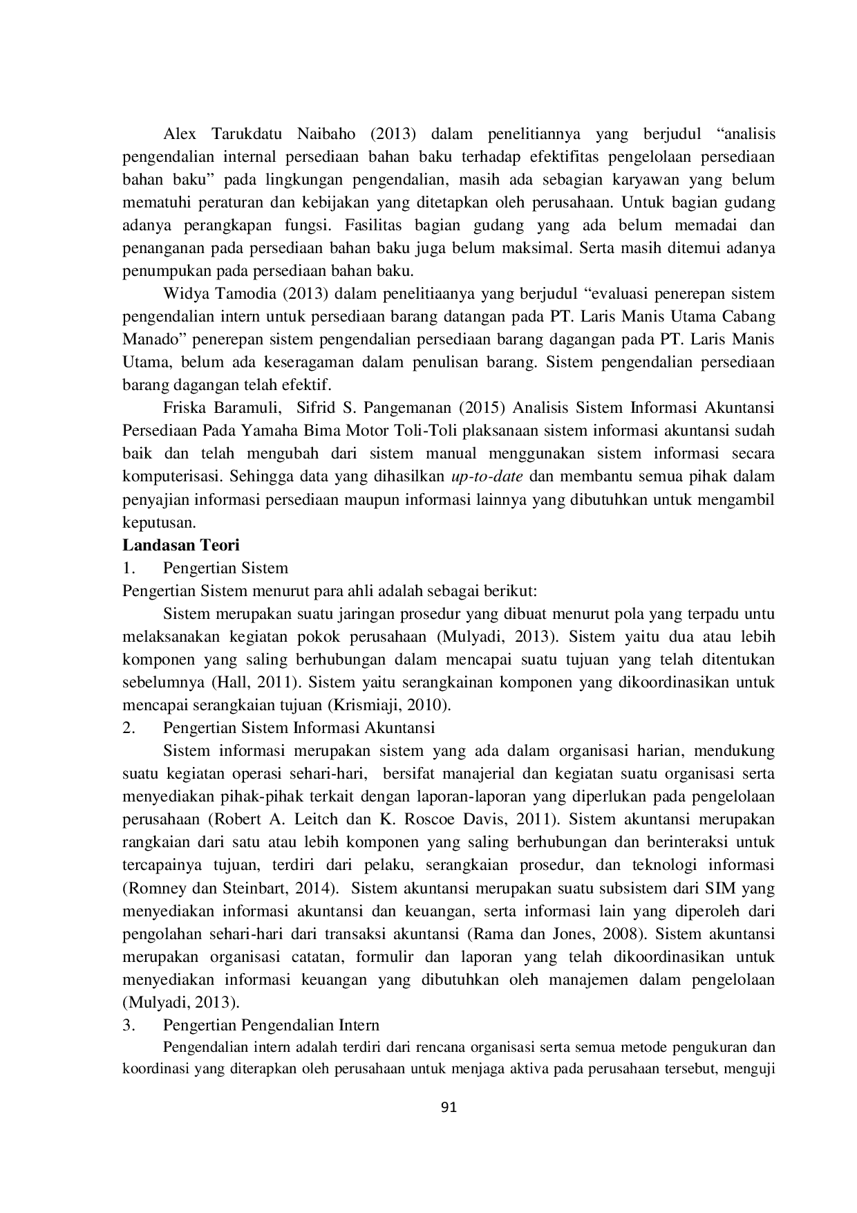 JURIS Analisis Sistem Informasi Akuntansi Pengendalian Intern Terhadap Persediaan Bahan Baku PT Profilindah Kharisma