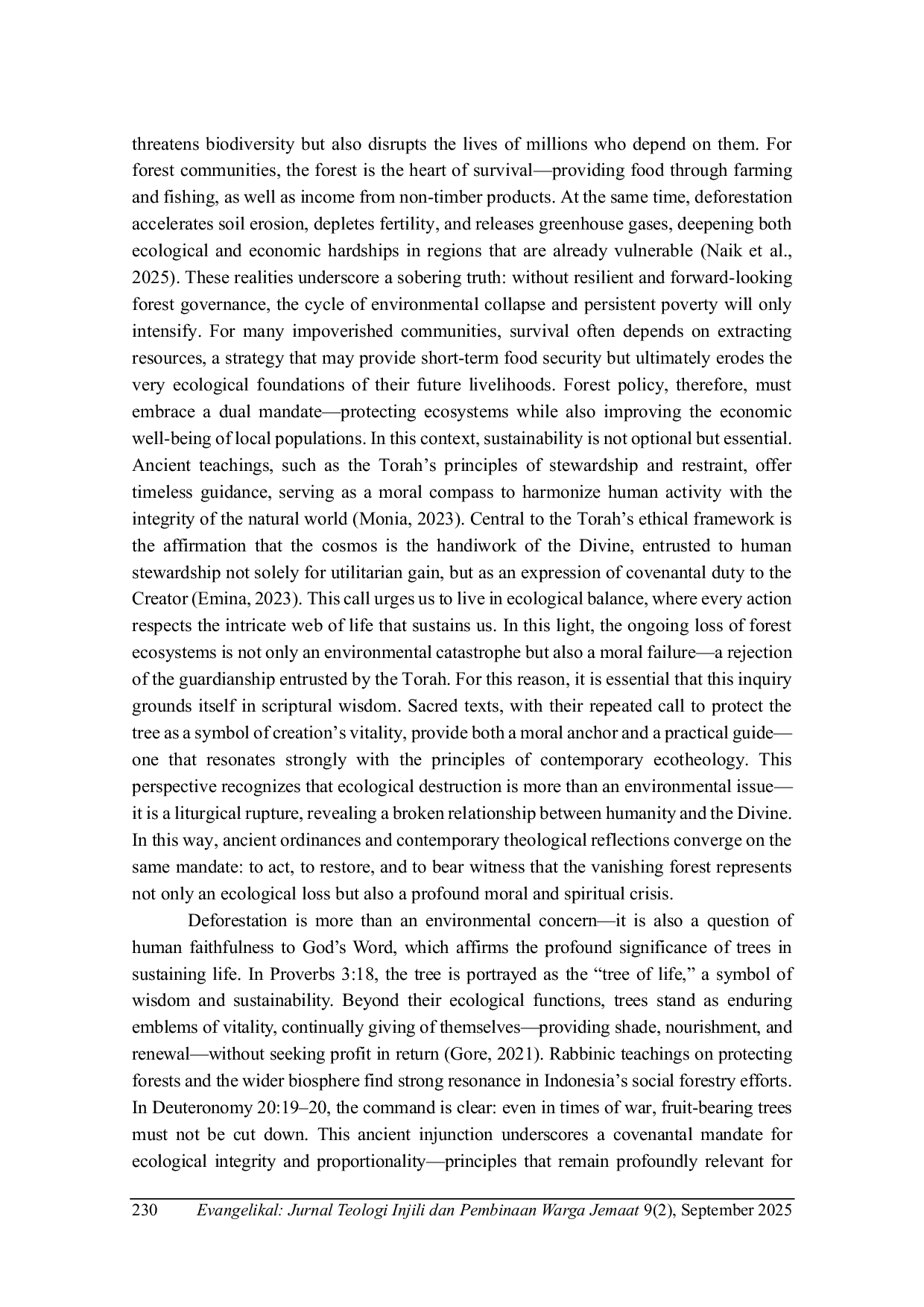 JURIS Integration of Torah and Ecotheology Strengthening the Social Forestry System in Indonesia