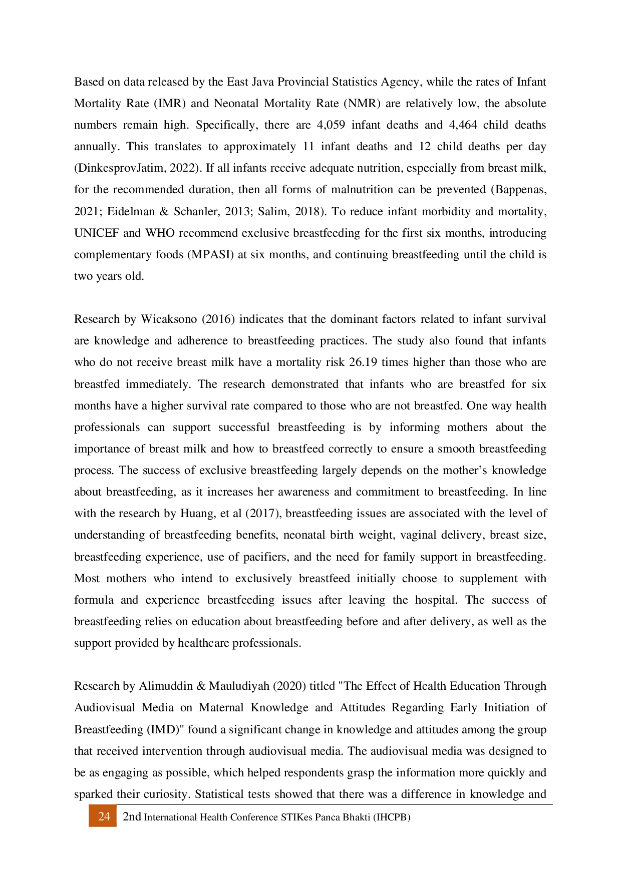 JURIS Health Education With Video Increases Compliance With Exclusive Breastfeeding Among Mothers