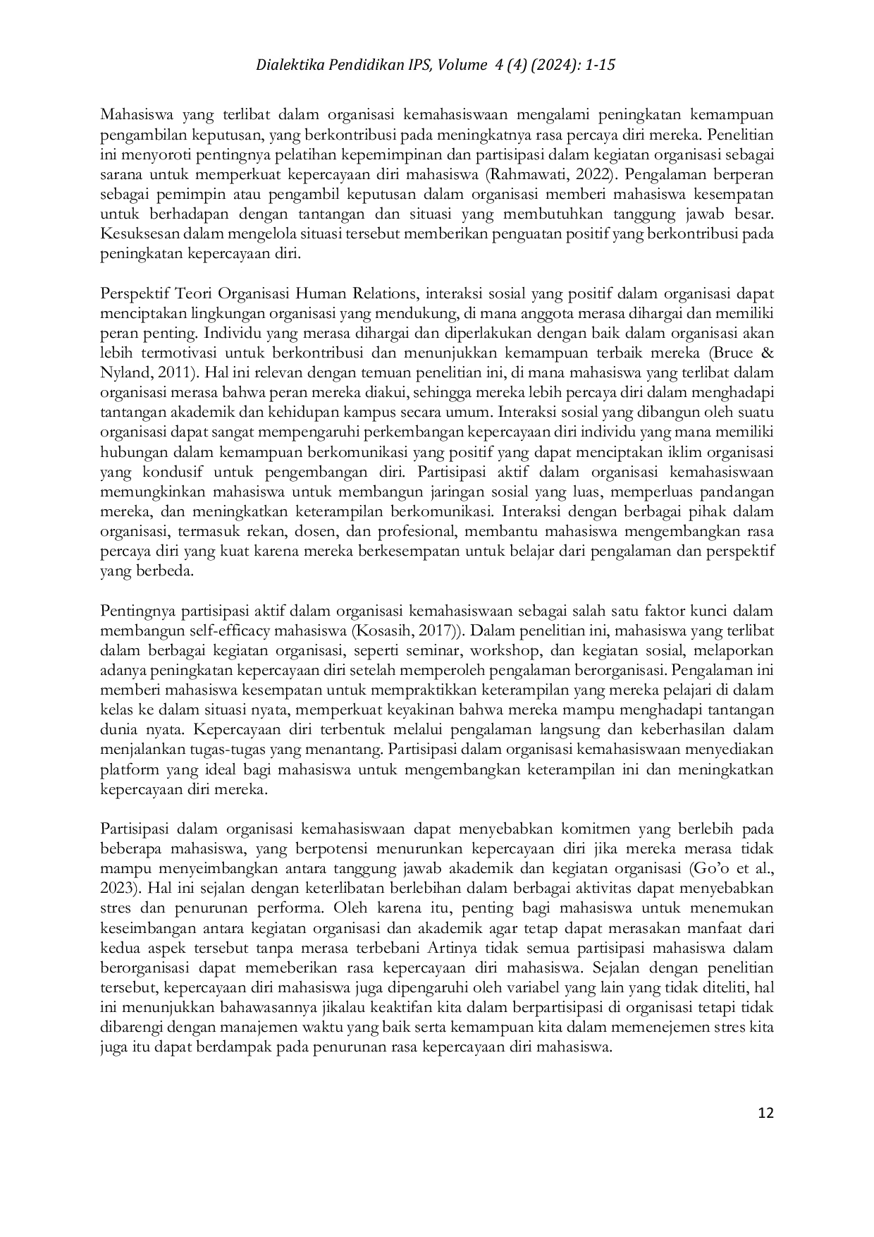 JURIS Pengaruh Partisipasi Organisasi Kemahasiswaan Terhadap Kepercayaan Diri Mahasiswa Fakultas Ilmu Sosial dan Ilmu Politik Universitas Negeri Surabaya