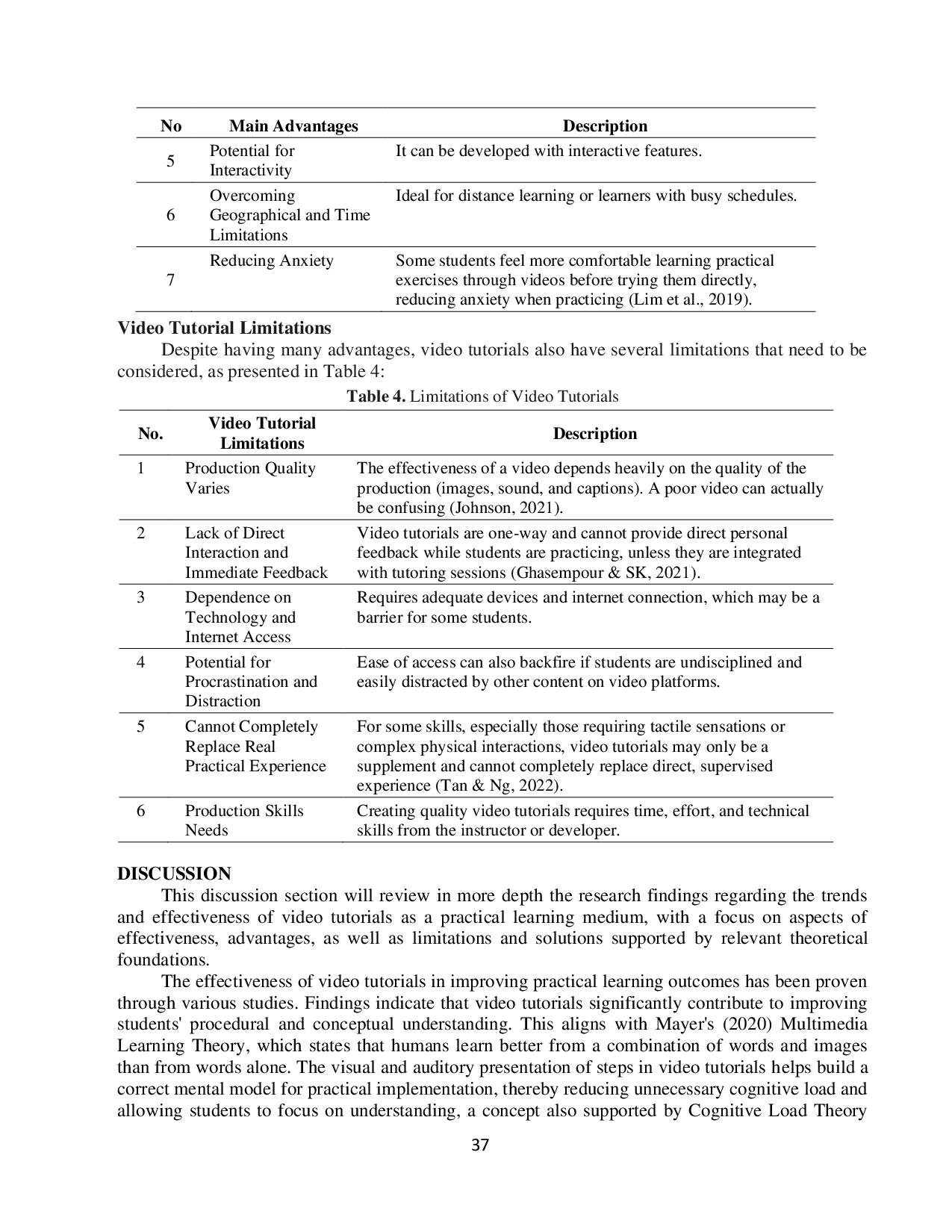 JURIS Sistematis Review Literatur Tren dan Efektivitas Video Tutorial Sebagai Media Pembelajaran Praktis