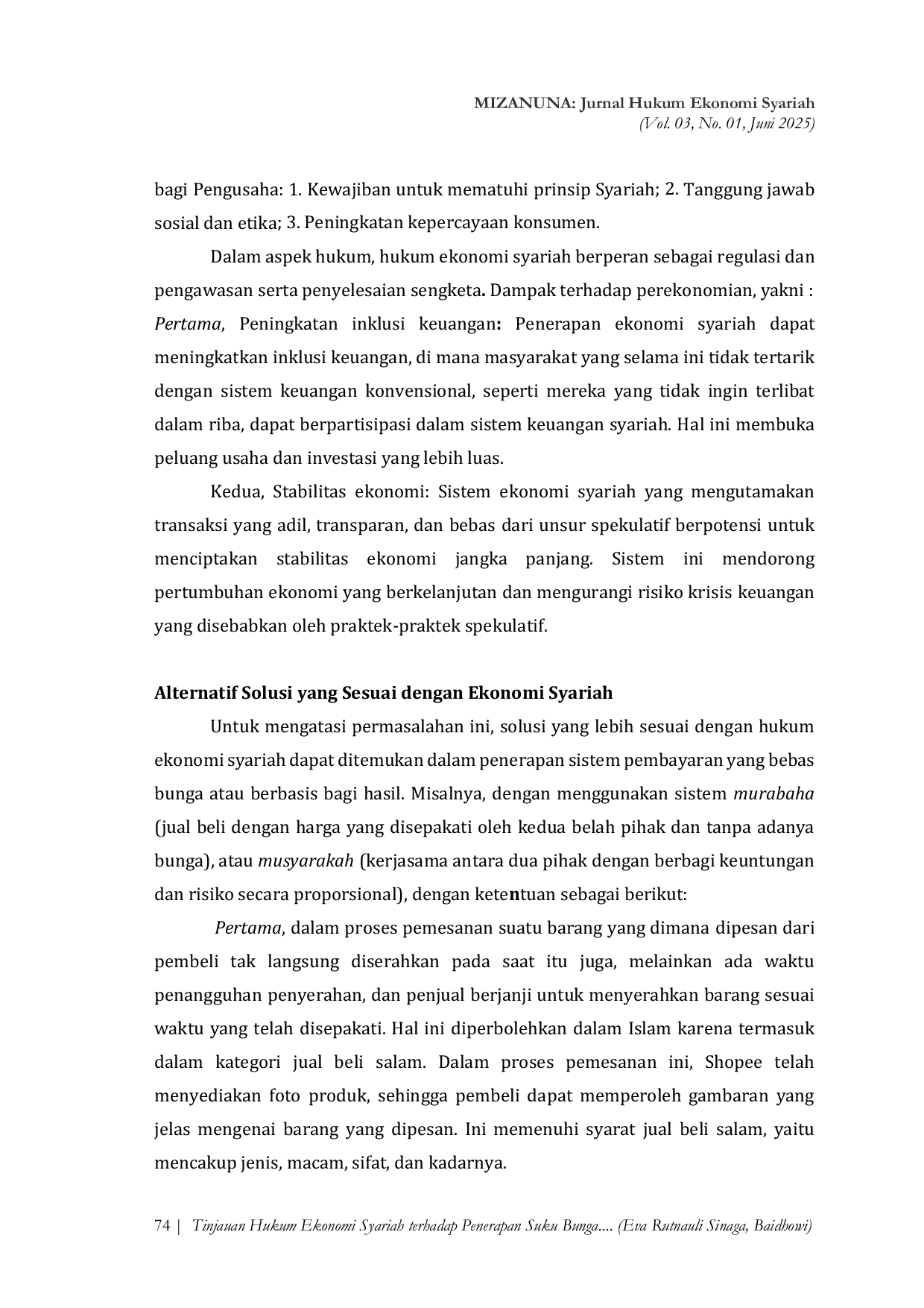 JURIS TINJAUAN HUKUM EKONOMI SYARIAH TERHADAP PENERAPAN SUKU BUNGA PADA E COMMERCE Studi Kasus Shopee Paylater