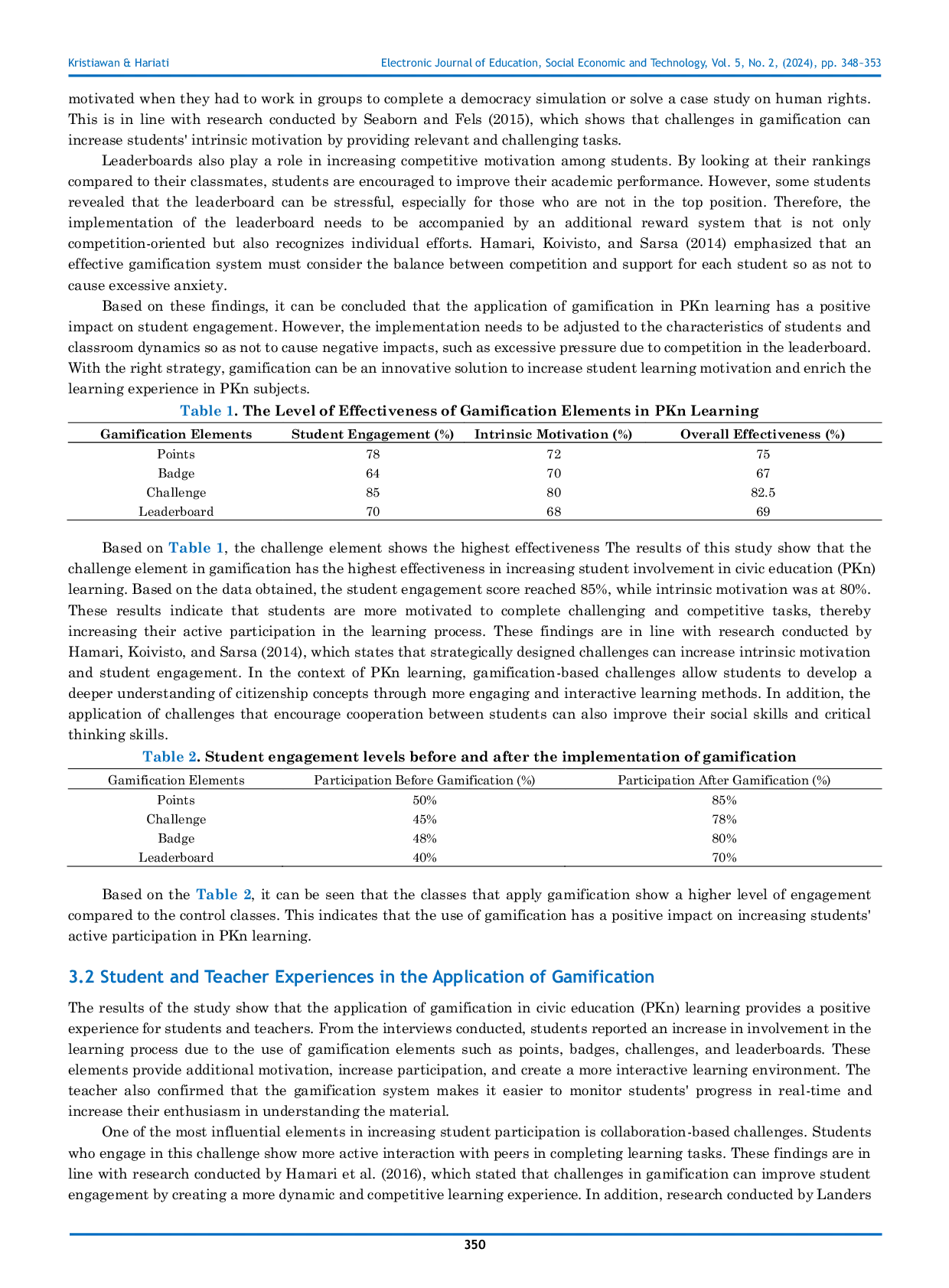 JURIS The Impact of Gamification in Digital Learning Media on Student Participation in Citizenship Subjects