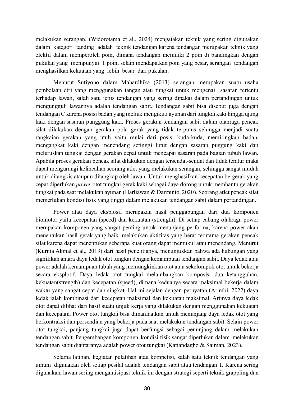 JURIS KORELASI POWER OTOT TUNGKAI DENGAN KECEPATAN TENDANGAN SABIT PENCAK SILAT