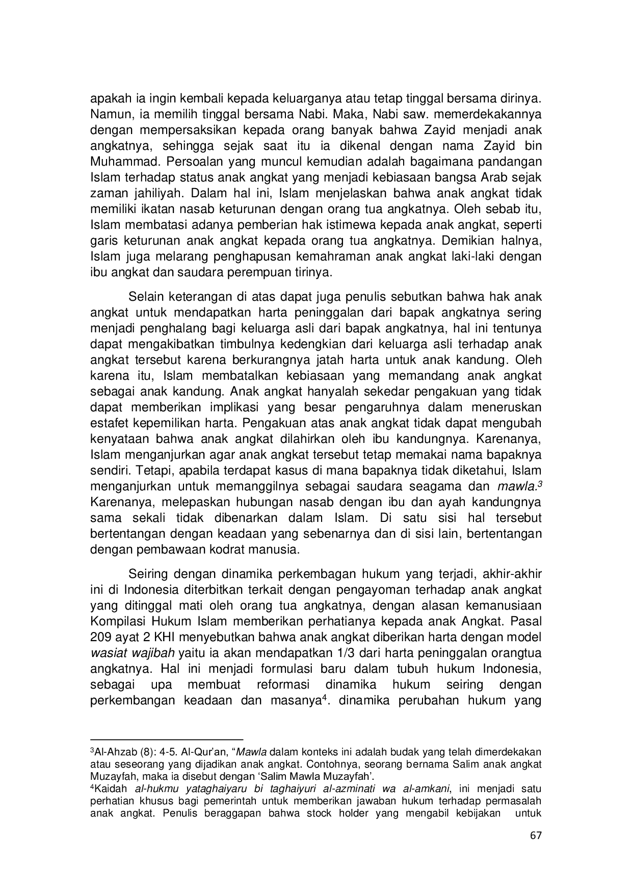 JURIS Reformulasi Hukum Wasiat Wajibah Di Indonesia Terhadap Kewarisan Anak Angkat Perspektif Hukum Islam