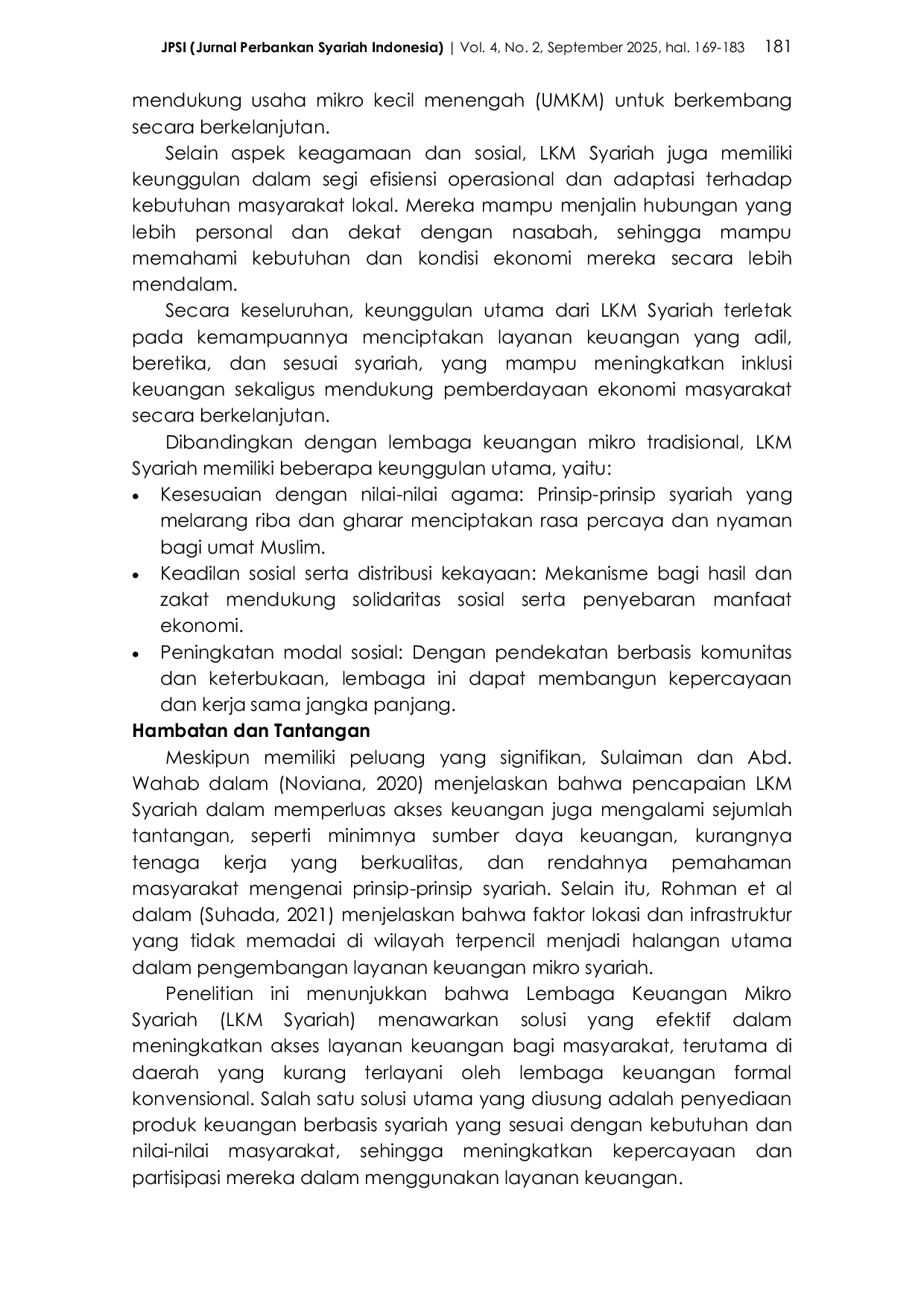 JURIS Analisis Peran Lembaga Keuangan Mikro Syariah dalam Meningkatkan Akses Layanan Keuangan Masyarakat