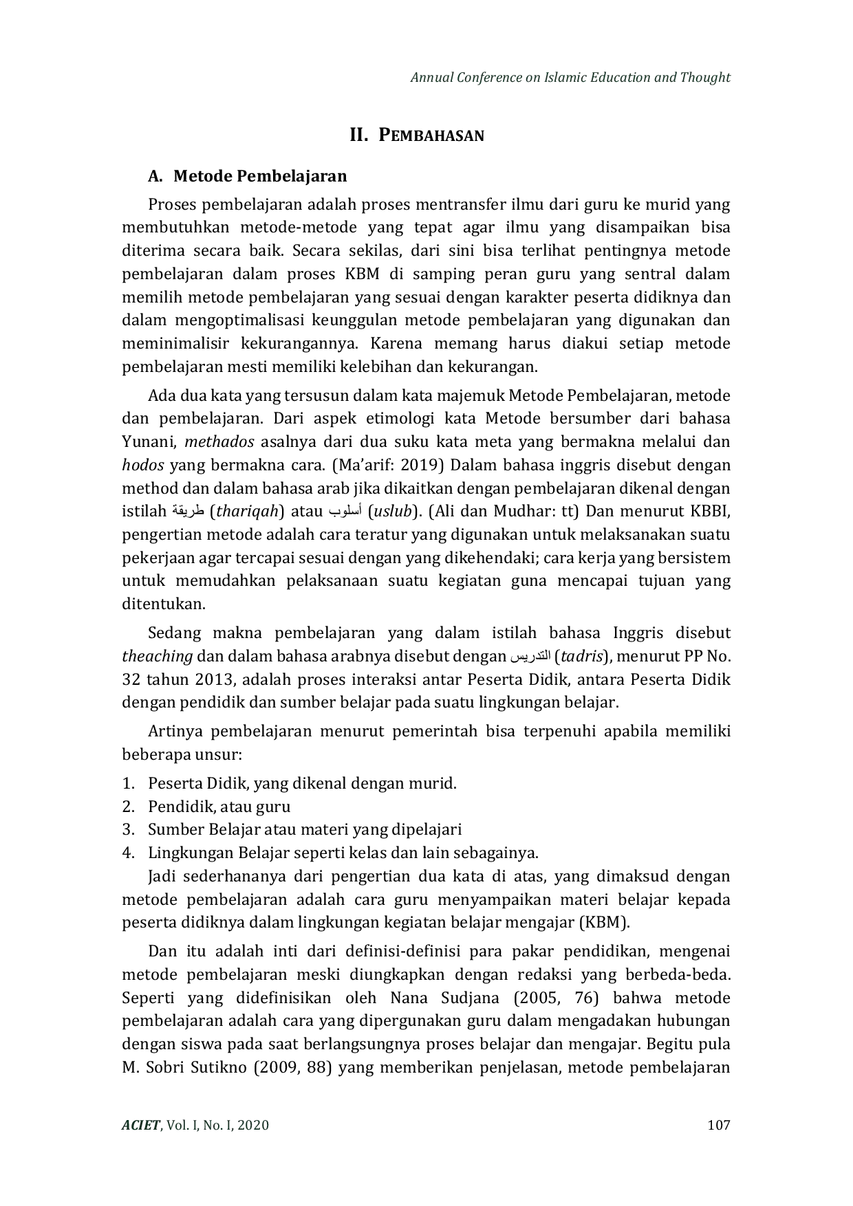 JURIS Metode Pembelajaran Ceramah