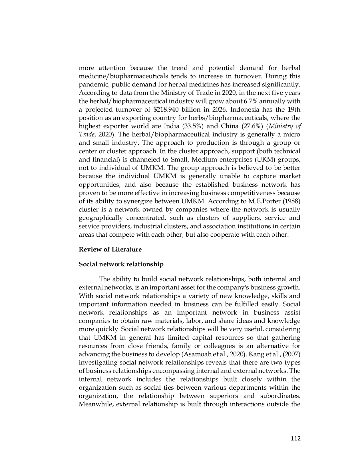 JURIS The Role Of Entrepreneurial Motivation And Social Network Relationship On Business Performance Of Herbal Medicine Sellers