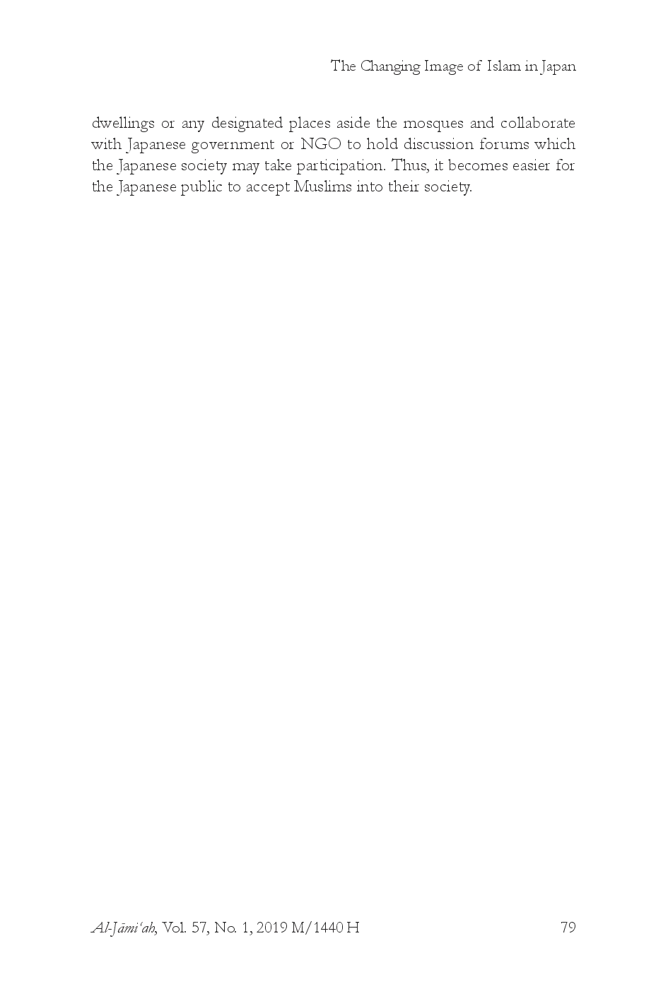 juris The Changing Image of Islam in Japan The Role of Civil Society in Disseminating better Information about Islam