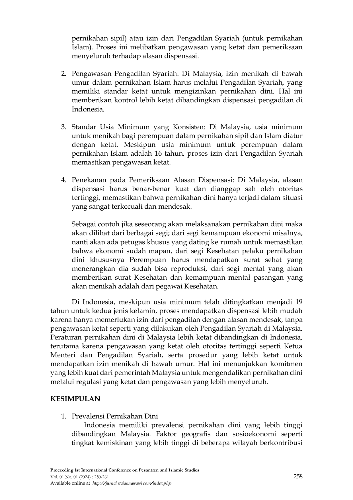 JURIS Comparison of Early Marriage in Malaysia and Indonesia An Analysis of Differences and Possible Causal Factors