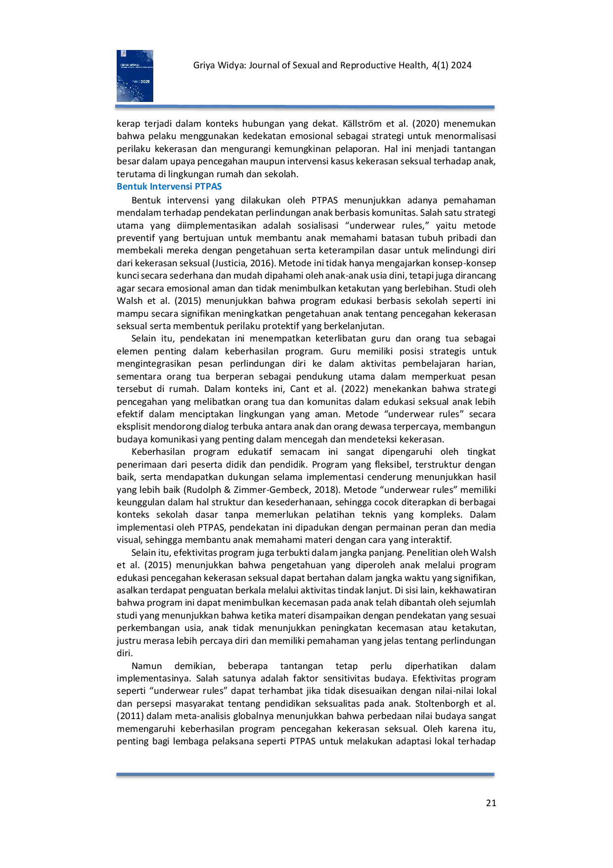 JURIS Di Garis Depan Perlindungan Anak Strategi PTPAS Surakarta Melawan Kekerasan Seksual