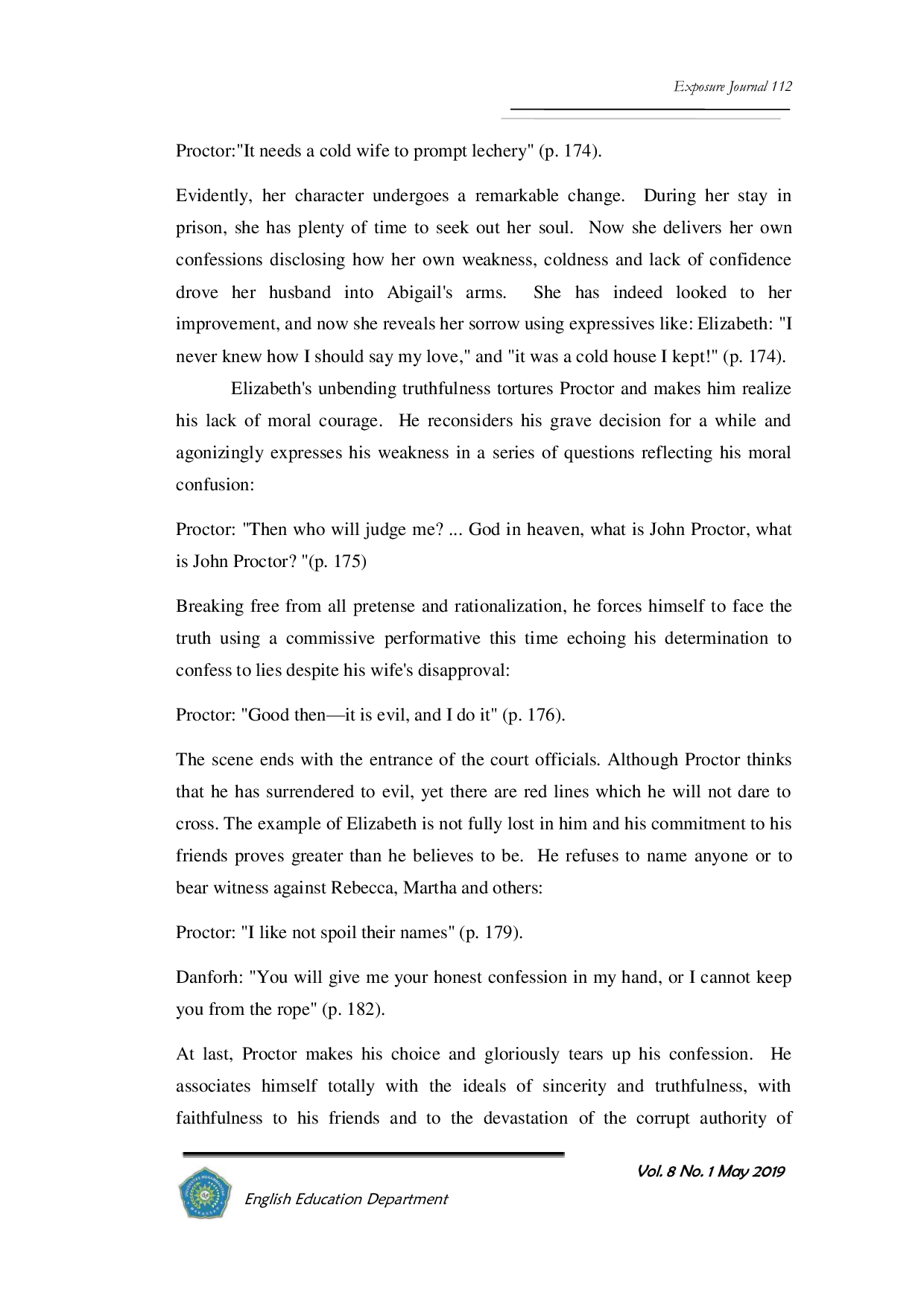 JURIS Speech Act Theory In Arthur Miller s Drama The Crucible