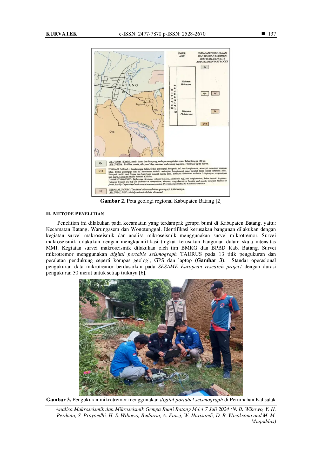 JURIS MACROSEISMIC AND MICROSEISMIC ANALYSIS OF M4 4 BATANG EARTHQUAKE July 7 2024