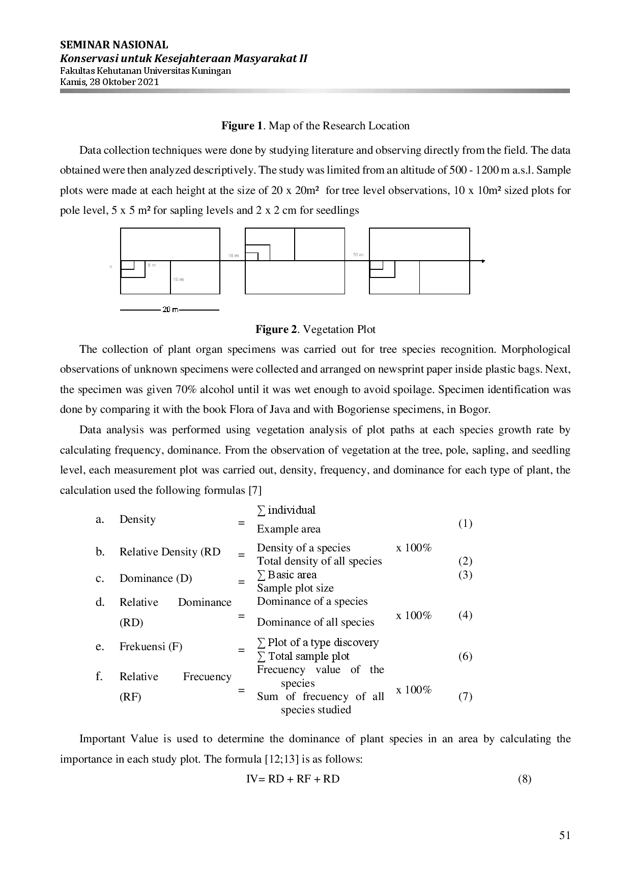 juris Analysis of The Diversity and Important Value Index of Trees in Lowland Forest
