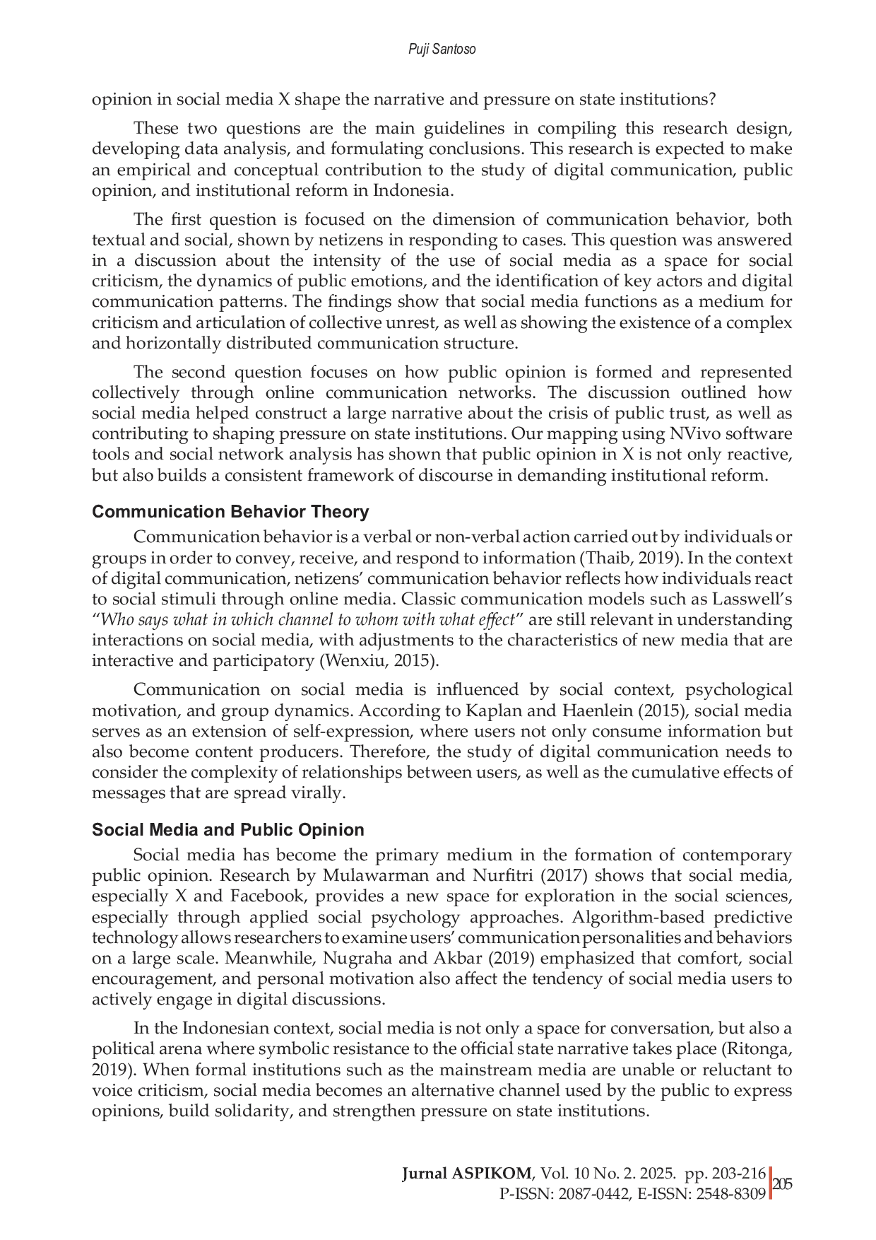 JURIS Social network analysis of murder cases in Indonesian police institutions Digital public opinion mapping