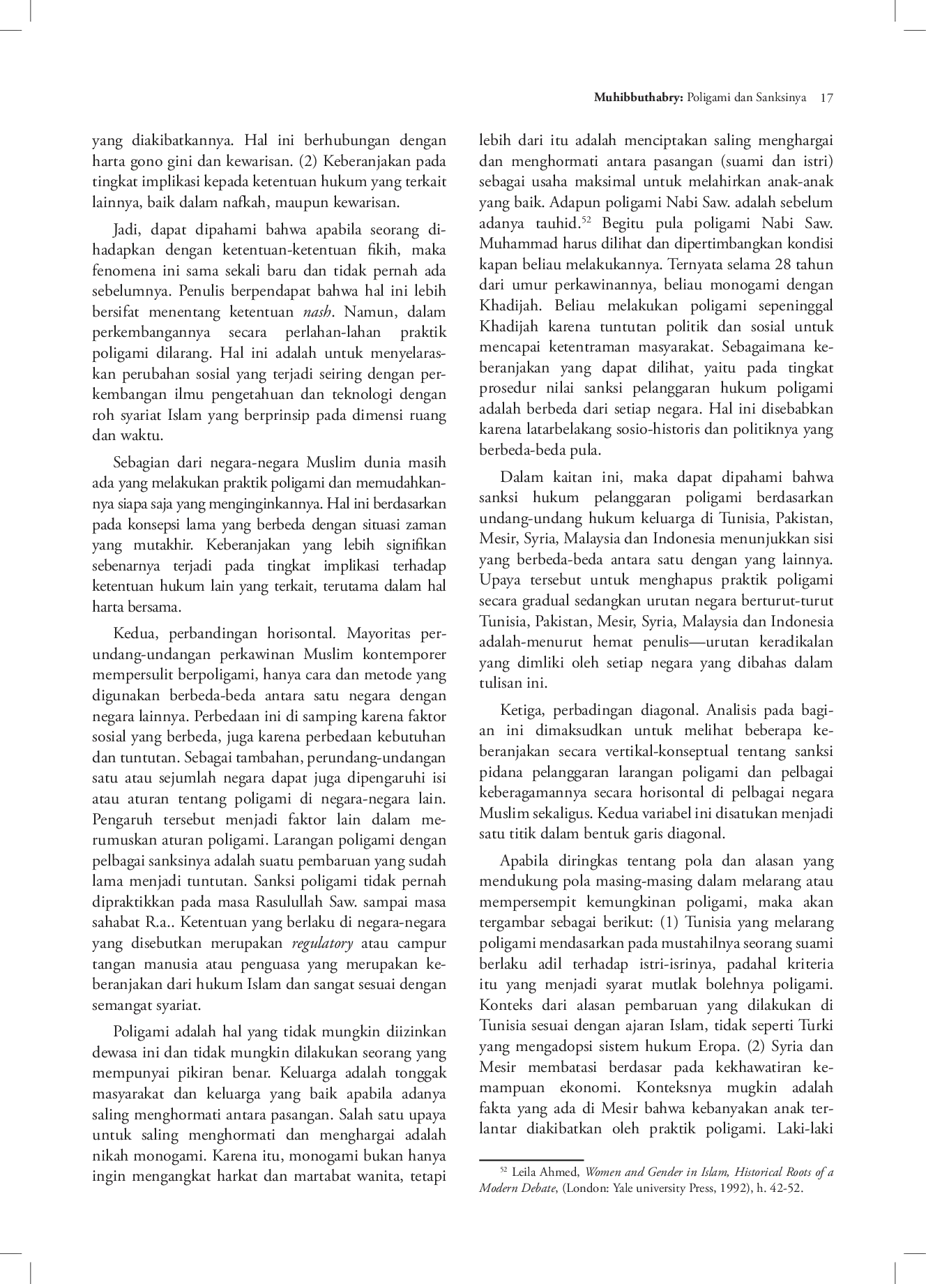 juris Poligami dan Sanksinya Menurut Perundang undangan Negara negara Modern