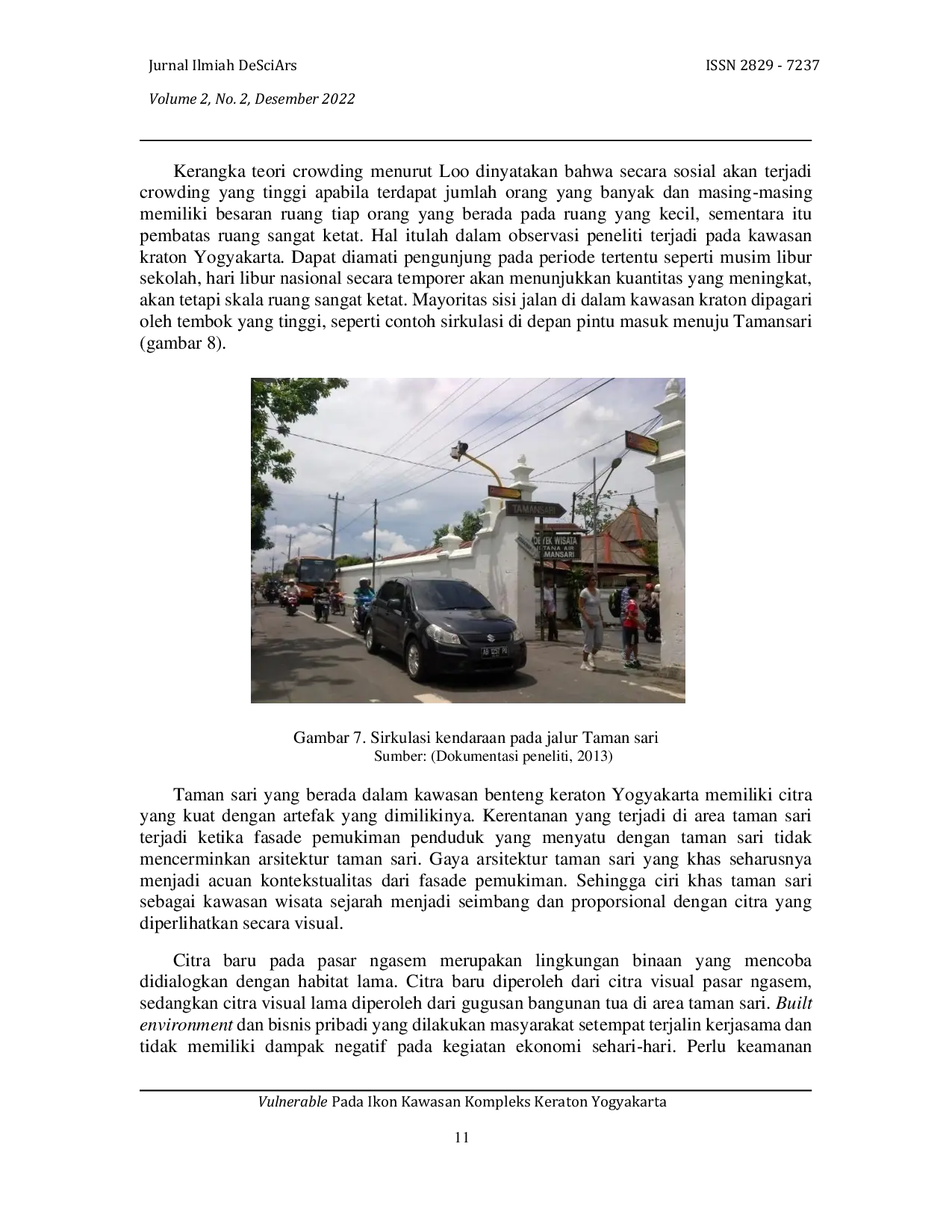 JURIS Vulnerable Pada Ikon Kawasan Kompleks Keraton Yogyakarta