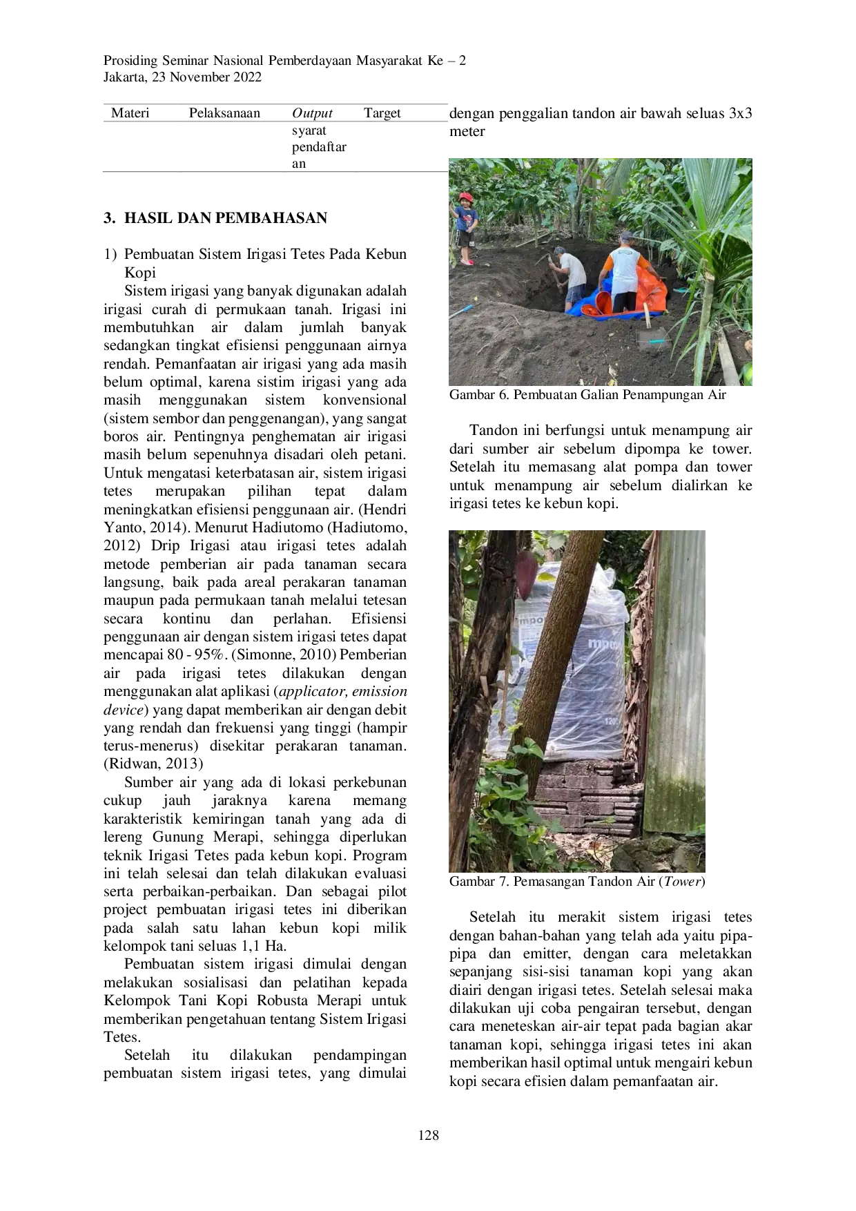 JURIS Sistem Irigasi Tetes dan Indikasi Geografis Sebagai Upaya Penguatan Potensi Lokal Kopi Robusta Merapi Sleman di Yogyakarta