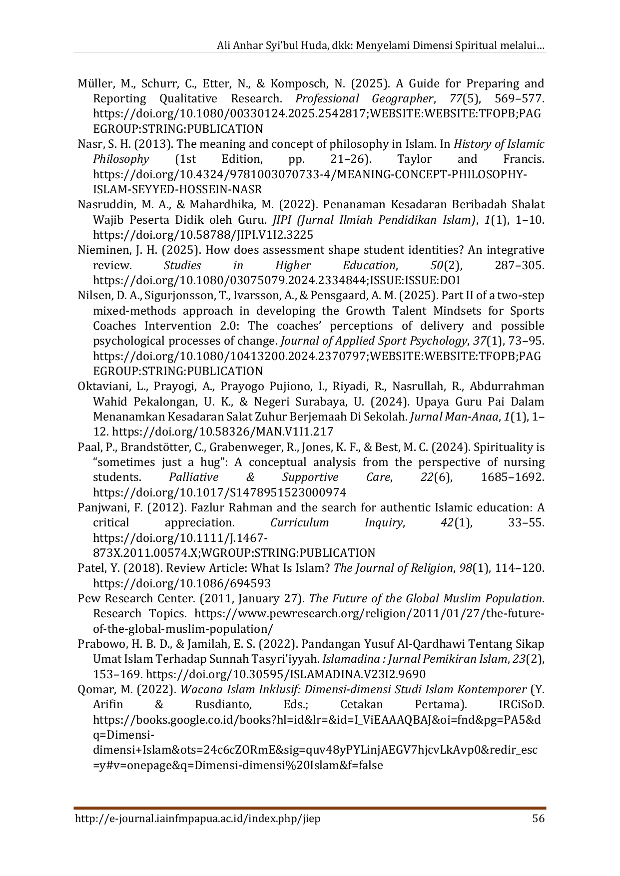 JURIS Nilai Nilai Pendidikan Agama Islam dalam Membangun Karakter Islami Siswa melalui Kegiatan Gebyar Ramadhan di SMPN 1 Muara Badak