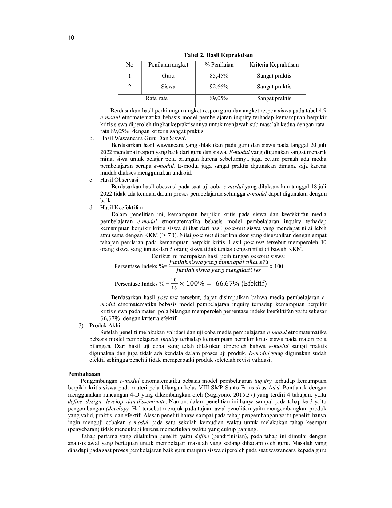 JURIS Penerapan Model Pembelajaran Inkuiri Terbimbing Meningkatkan Kemampuan Siswa